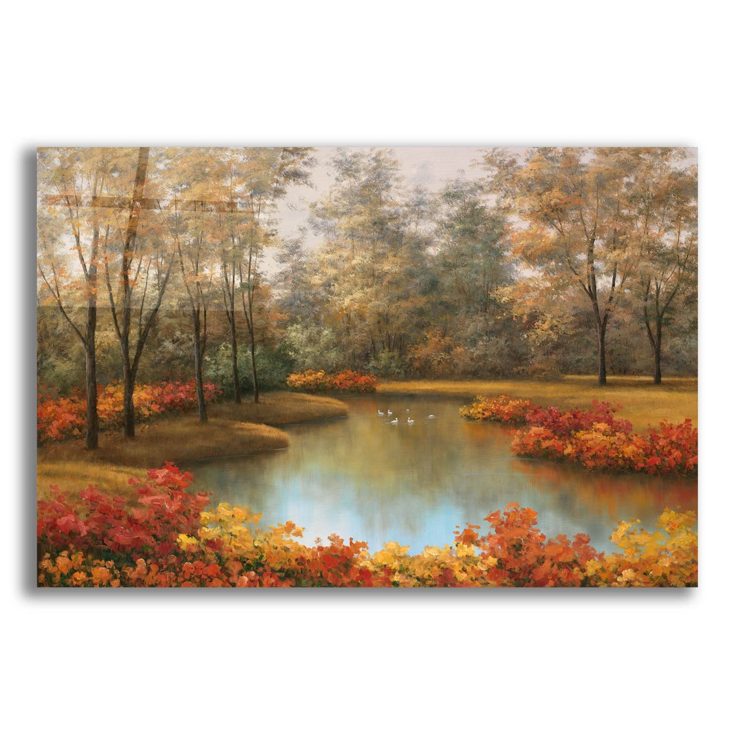 Epic Art ' Beauty of Autumn' by Diane Romanello, Acrylic Glass Wall Art,16x12