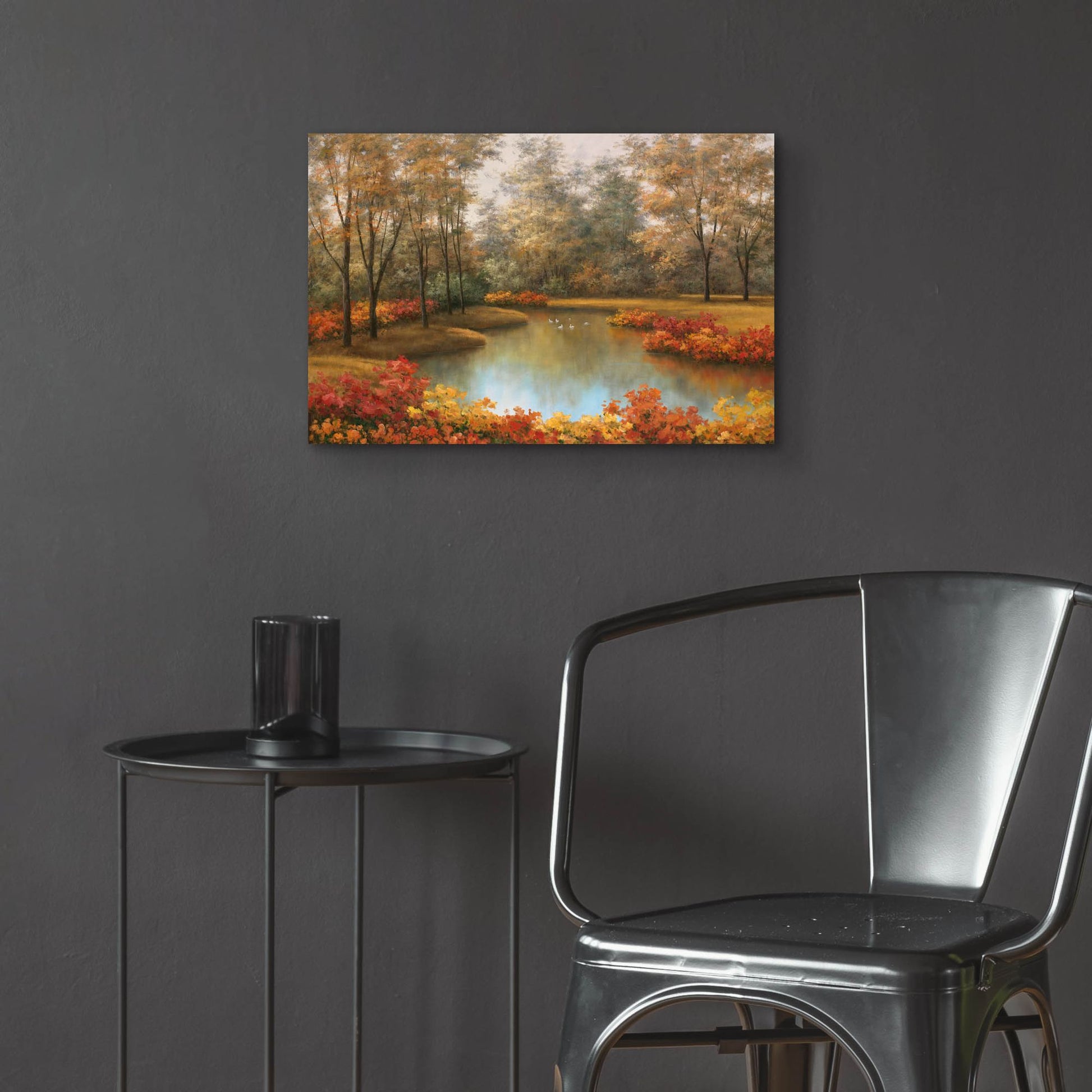 Epic Art ' Beauty of Autumn' by Diane Romanello, Acrylic Glass Wall Art,24x16