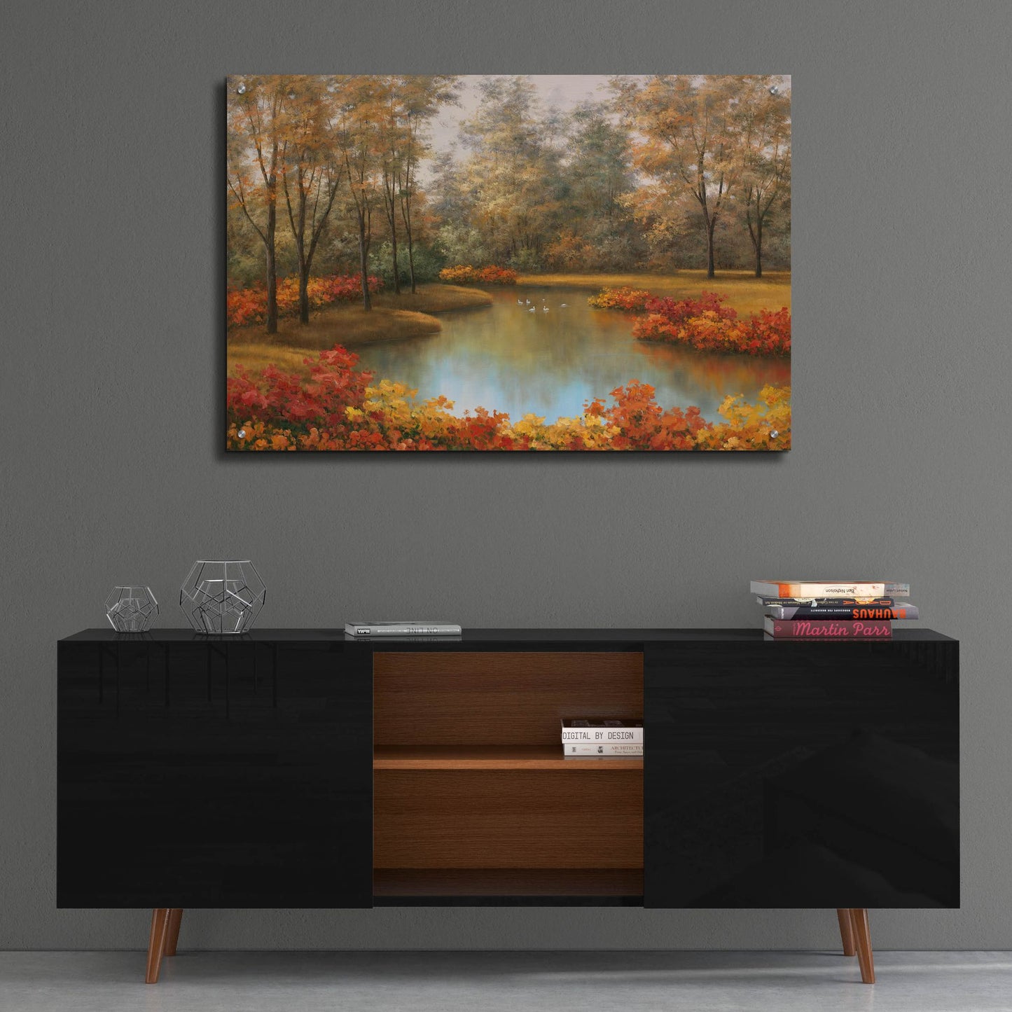 Epic Art ' Beauty of Autumn' by Diane Romanello, Acrylic Glass Wall Art,36x24