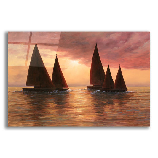 Epic Art ' Dream Sails' by Diane Romanello, Acrylic Glass Wall Art