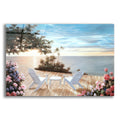 Epic Art ' Blue Serenade' by Diane Romanello, Acrylic Glass Wall Art