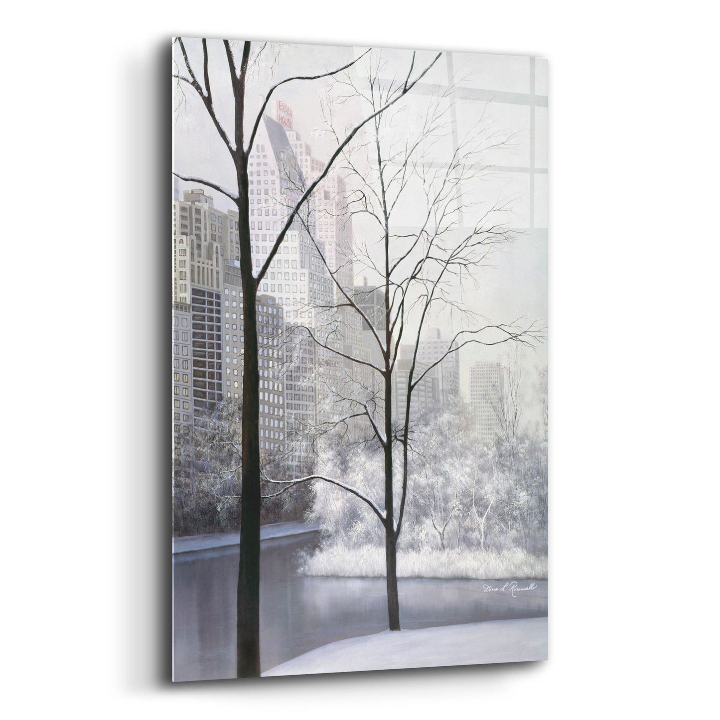 Epic Art ' Central Park' by Diane Romanello, Acrylic Glass Wall Art,12x16