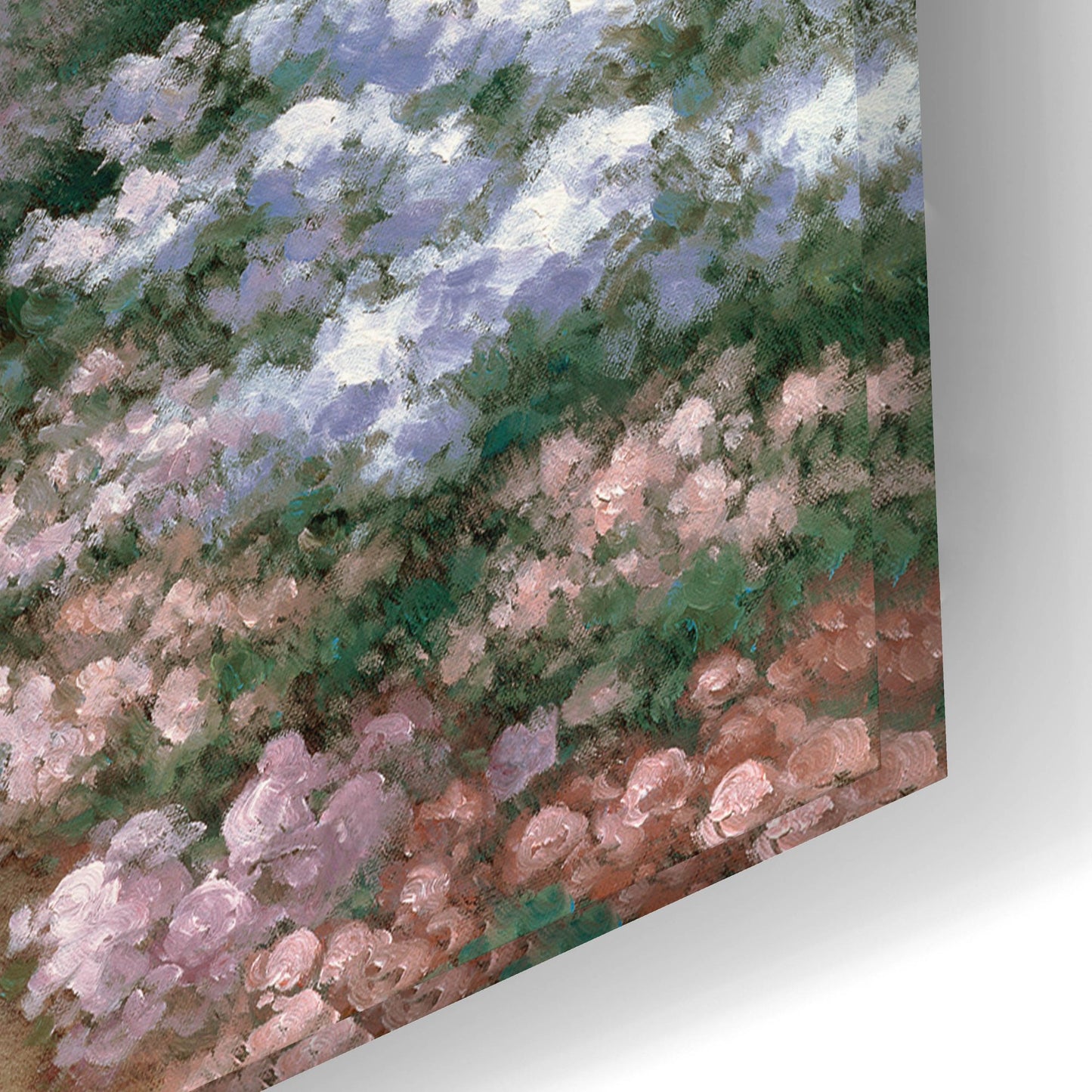 Epic Art ' Floral Breeze' by Diane Romanello, Acrylic Glass Wall Art,24x16