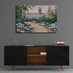 Epic Art ' Floral Breeze' by Diane Romanello, Acrylic Glass Wall Art,36x24