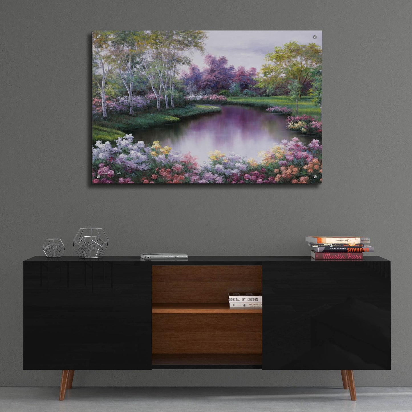 Epic Art ' Springtime Symphony' by Diane Romanello, Acrylic Glass Wall Art,36x24