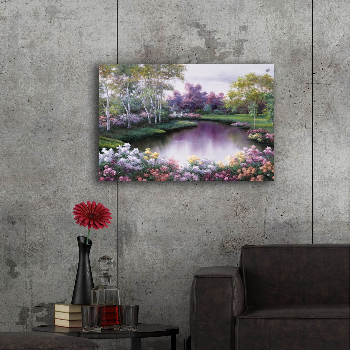 Epic Art ' Springtime Symphony' by Diane Romanello, Acrylic Glass Wall Art,36x24