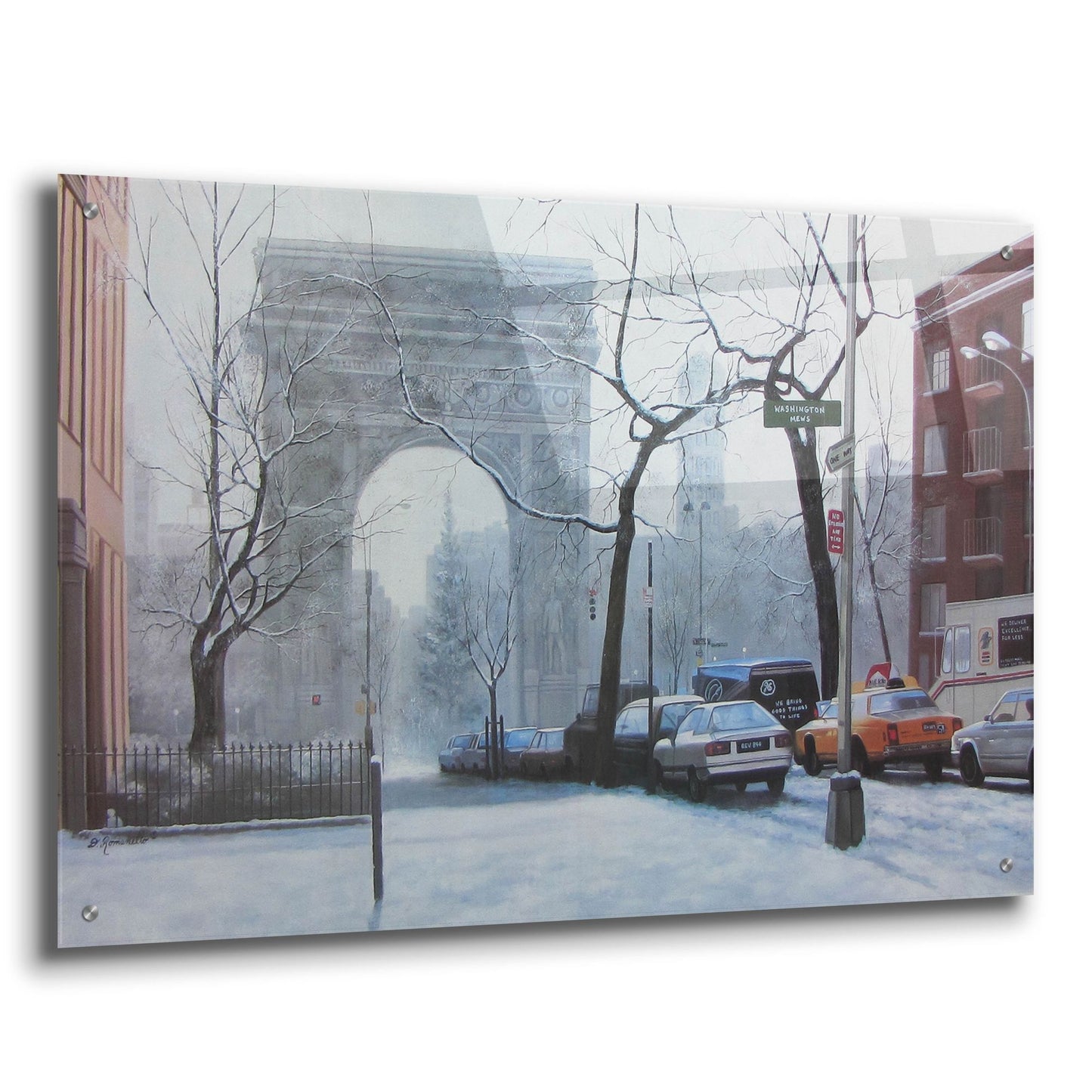 Epic Art ' Washington Square' by Diane Romanello, Acrylic Glass Wall Art,36x24