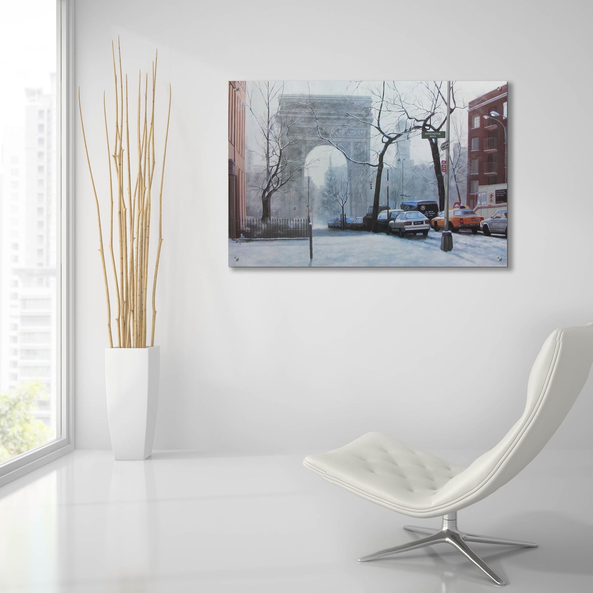 Epic Art ' Washington Square' by Diane Romanello, Acrylic Glass Wall Art,36x24