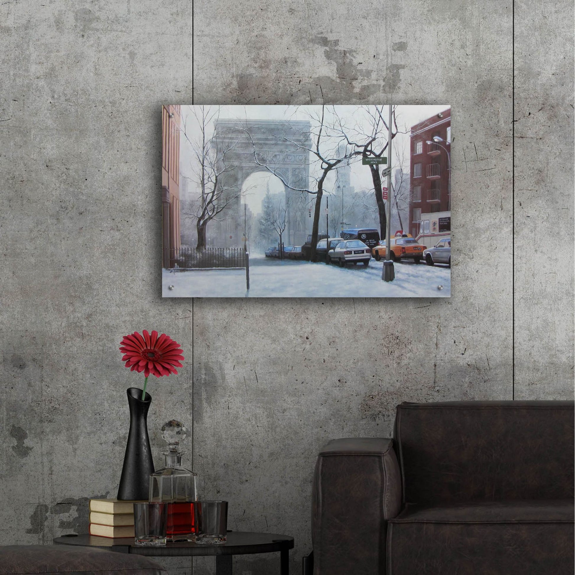 Epic Art ' Washington Square' by Diane Romanello, Acrylic Glass Wall Art,36x24