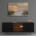 Epic Art ' Paradise Sunset' by Diane Romanello, Acrylic Glass Wall Art,36x24