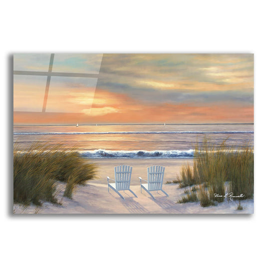 Epic Art ' Paradise Sunset' by Diane Romanello, Acrylic Glass Wall Art