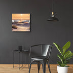 Epic Art ' Golden Waves' by Diane Romanello, Acrylic Glass Wall Art,24x24