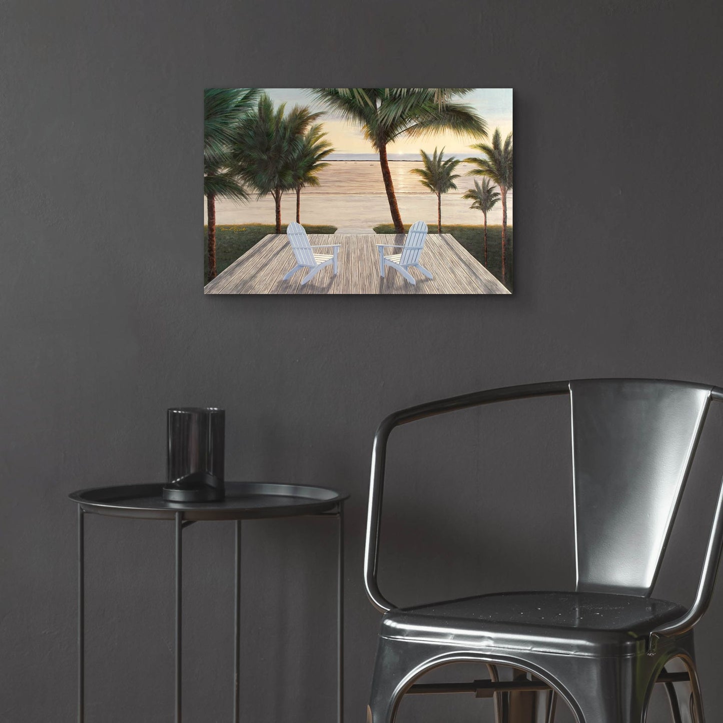 Epic Art ' Palm Beach Retreat' by Diane Romanello, Acrylic Glass Wall Art,24x16