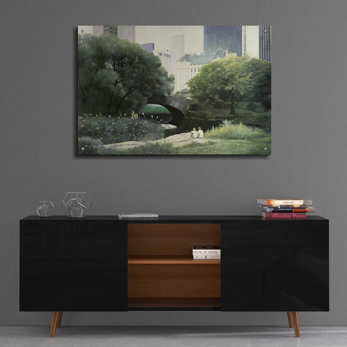 Epic Art ' Summer Days' by Diane Romanello, Acrylic Glass Wall Art,36x24