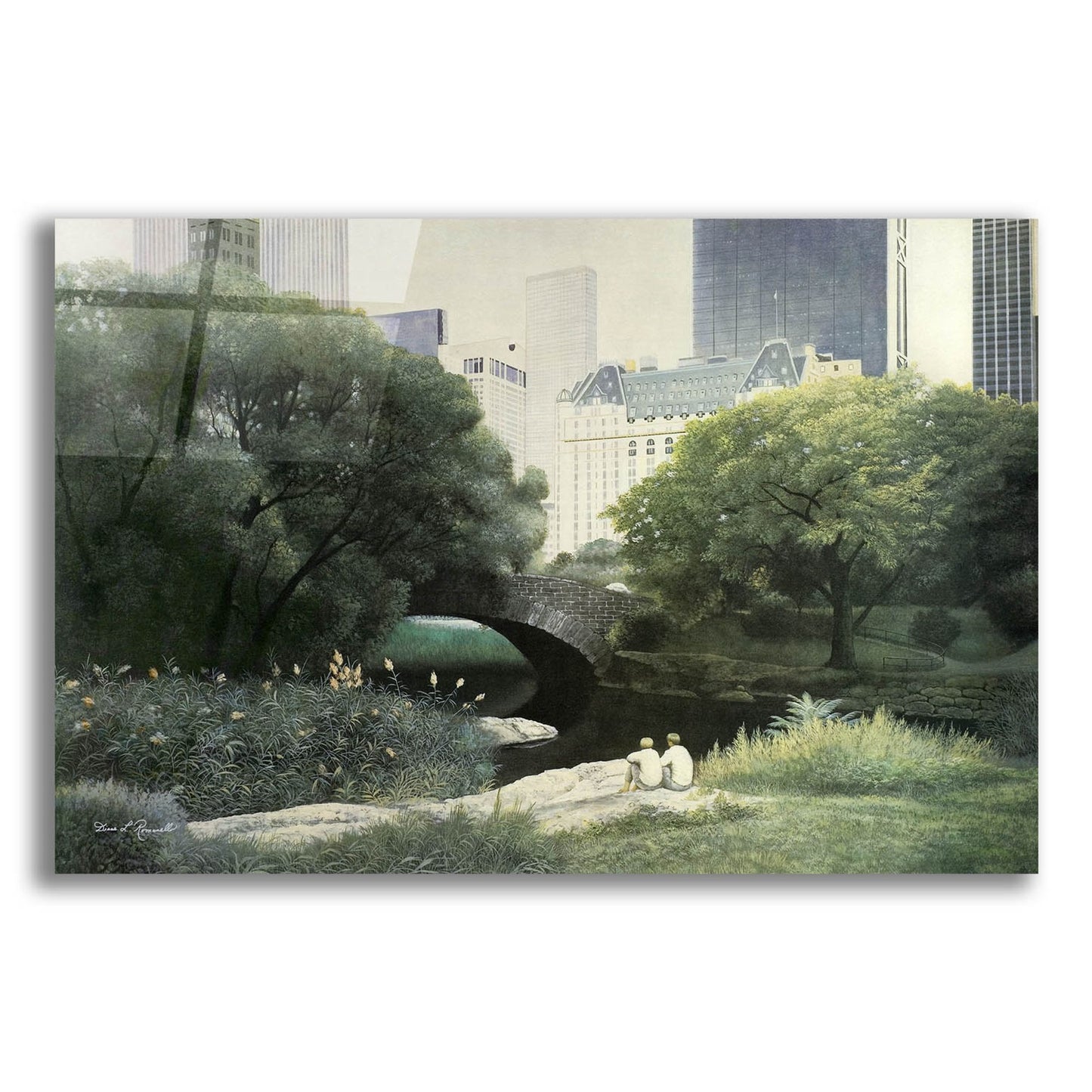 Epic Art ' Summer Days' by Diane Romanello, Acrylic Glass Wall Art