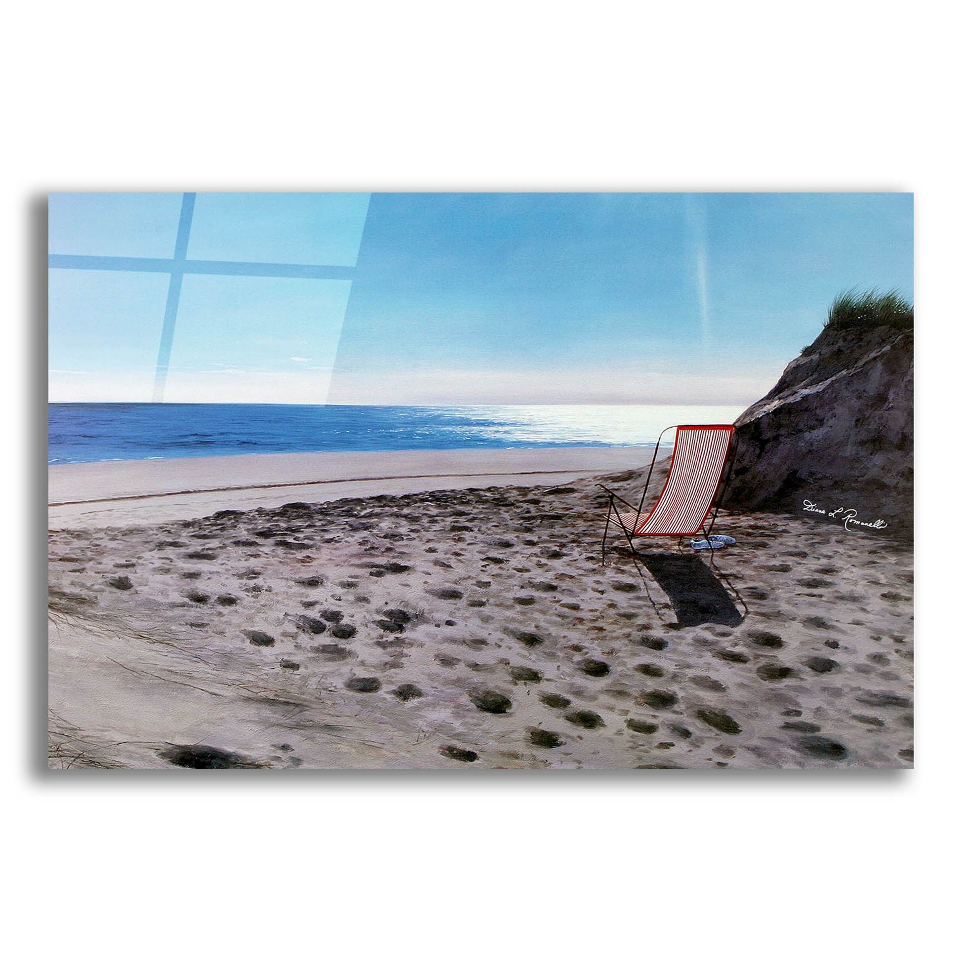 Epic Art ' Summer Place' by Diane Romanello, Acrylic Glass Wall Art,24x16