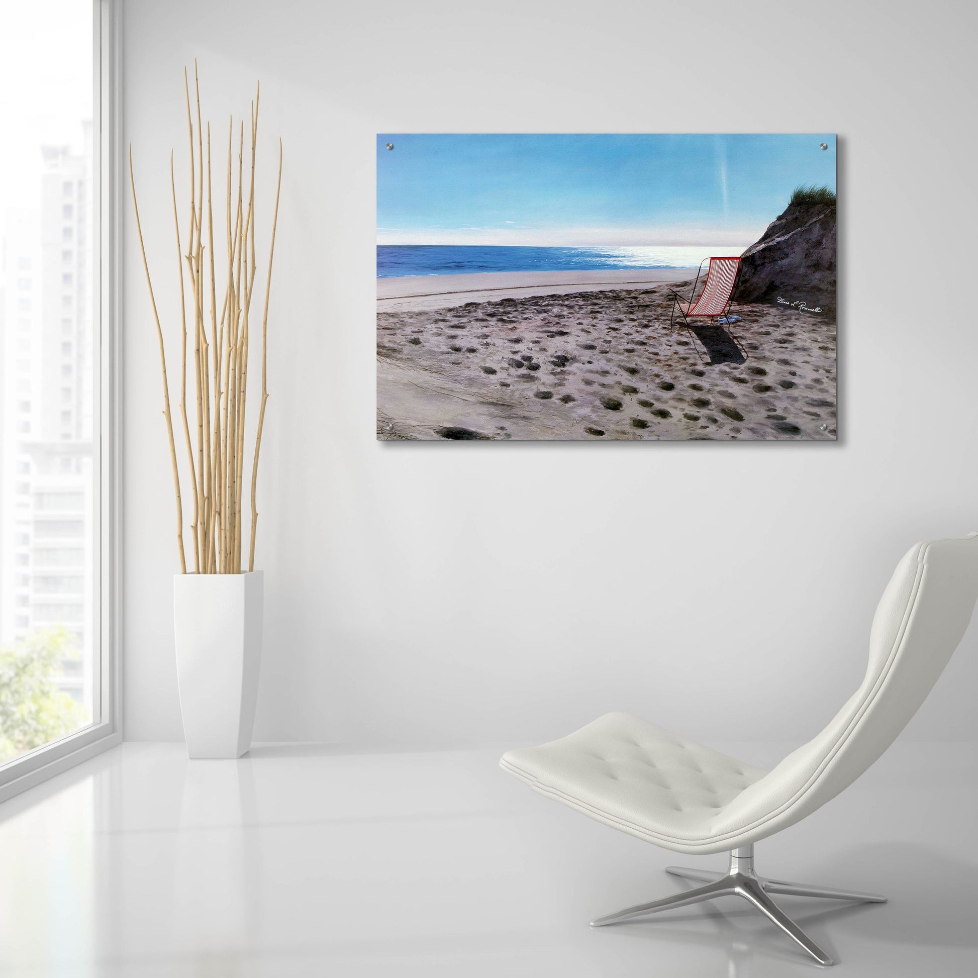 Epic Art ' Summer Place' by Diane Romanello, Acrylic Glass Wall Art,36x24