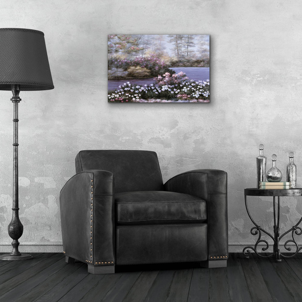 Epic Art ' Still Waters' by Diane Romanello, Acrylic Glass Wall Art,24x16