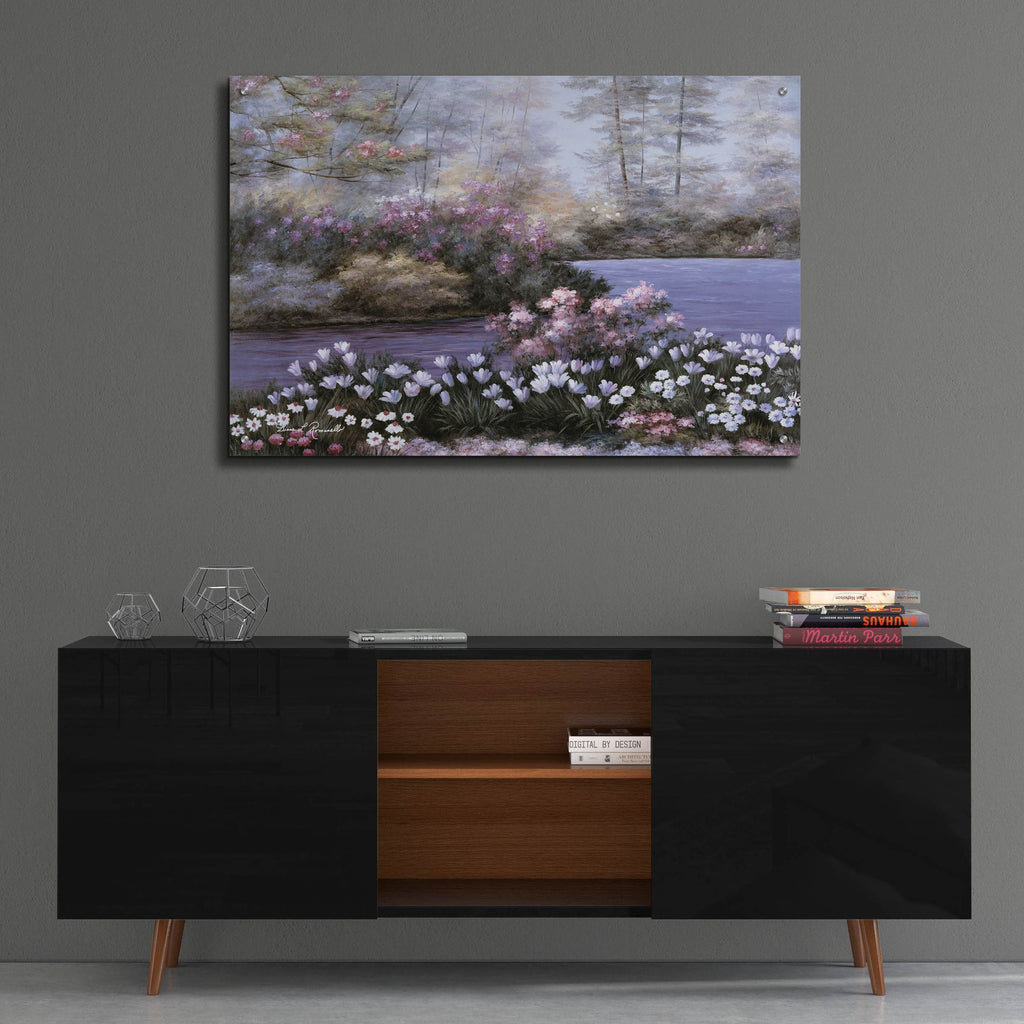 Epic Art ' Still Waters' by Diane Romanello, Acrylic Glass Wall Art,36x24