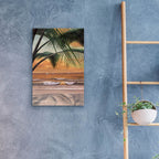 Epic Art ' Paradiso Sunset' by Diane Romanello, Acrylic Glass Wall Art,16x24