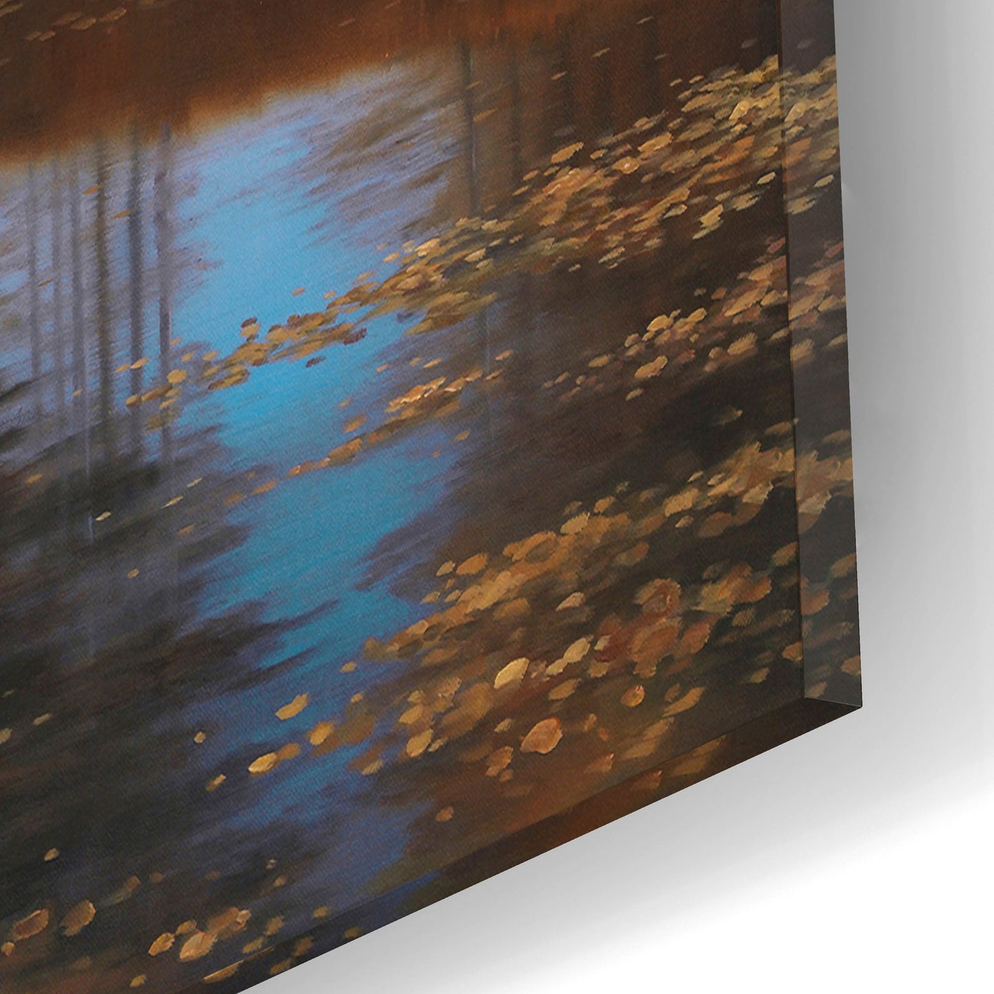 Epic Art ' Autumn Creek' by Diane Romanello, Acrylic Glass Wall Art,16x12
