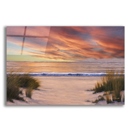 Epic Art ' Beach Solitude' by Diane Romanello, Acrylic Glass Wall Art