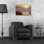 Epic Art ' Beach Glory' by Diane Romanello, Acrylic Glass Wall Art,24x16