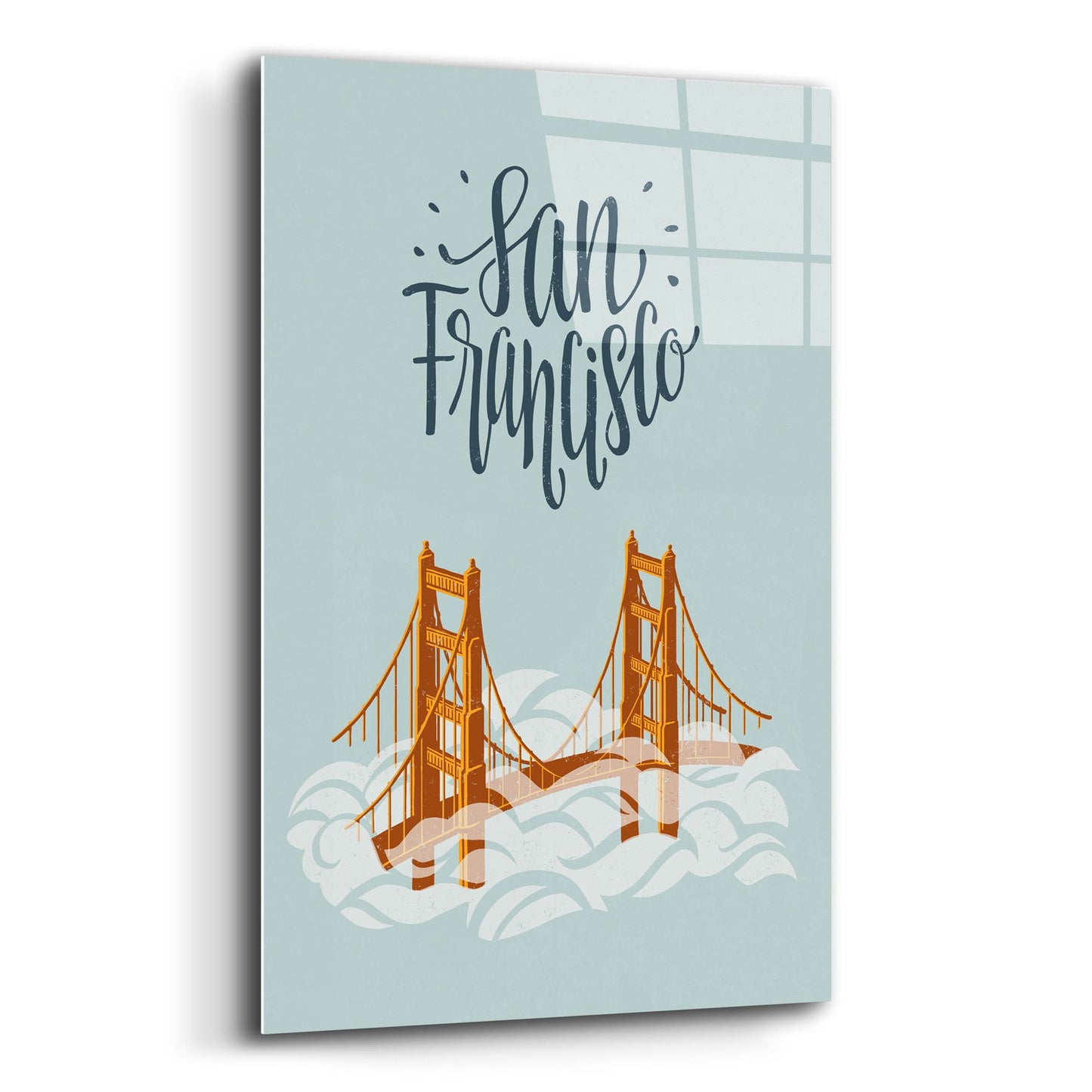 Epic Art ' San Francisco Travel' by Emily Rasmussen, Acrylic Glass Wall Art,12x16