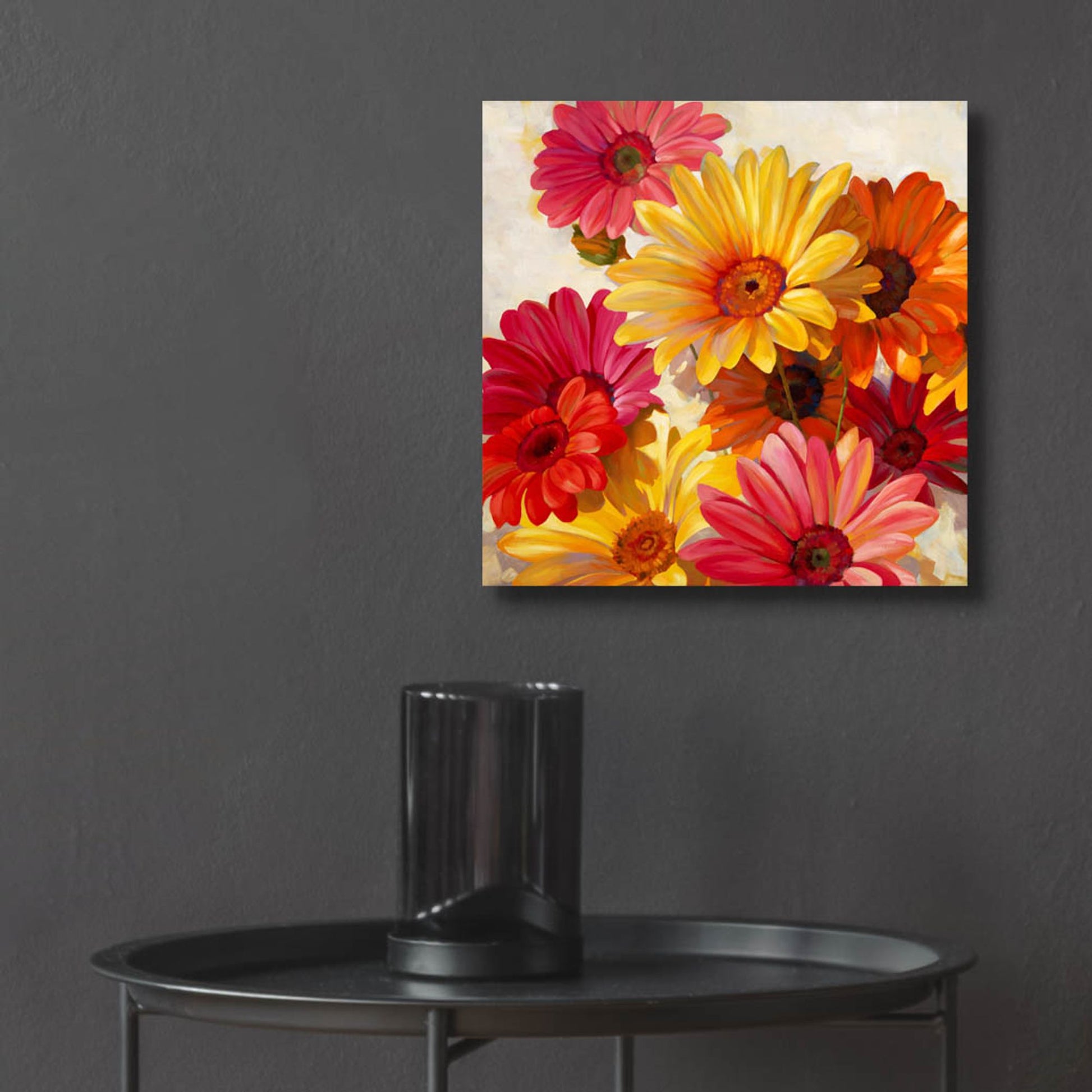 Epic Art ' Daisies for Spring' by Emma Styles, Acrylic Glass Wall Art,12x12