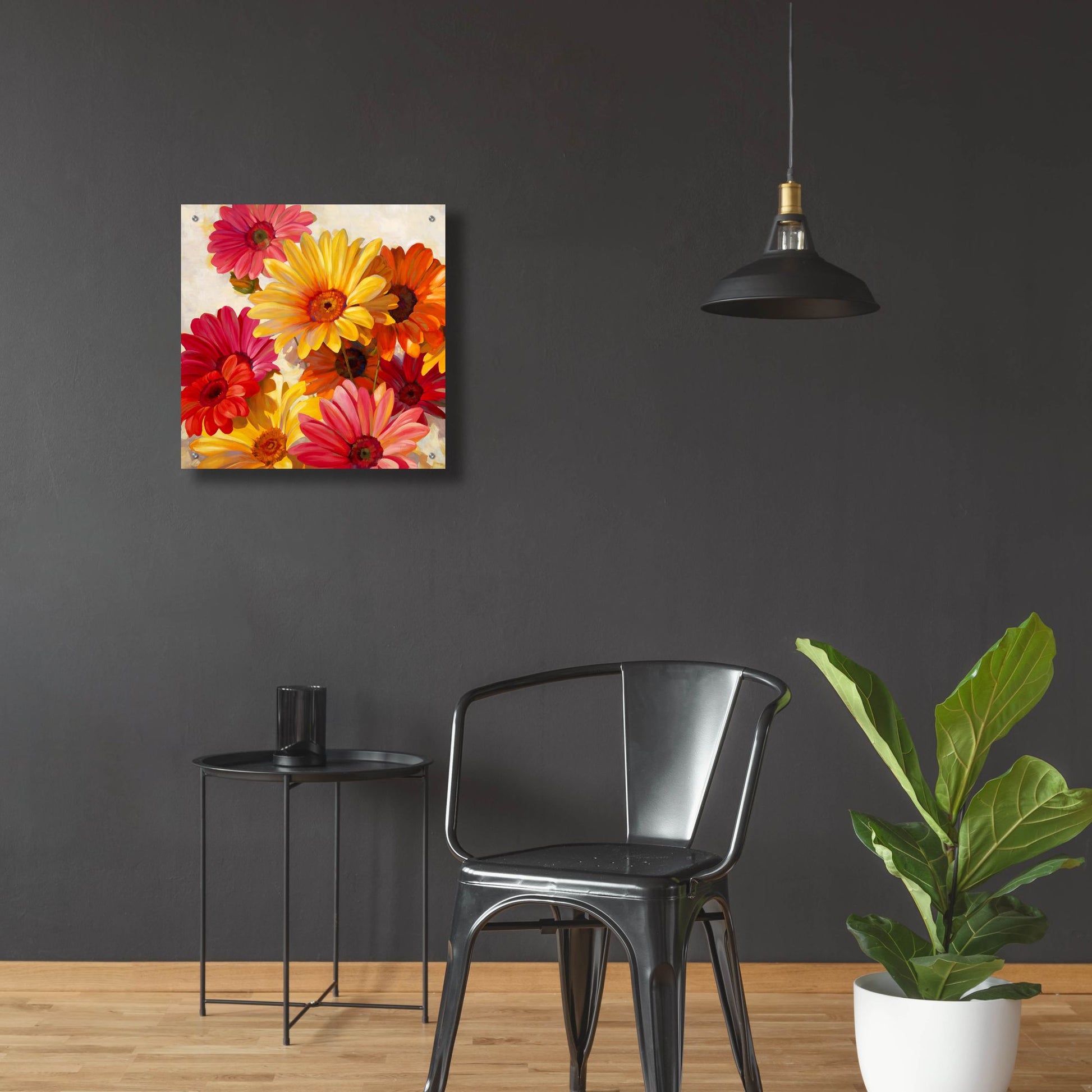 Epic Art ' Daisies for Spring' by Emma Styles, Acrylic Glass Wall Art,24x24