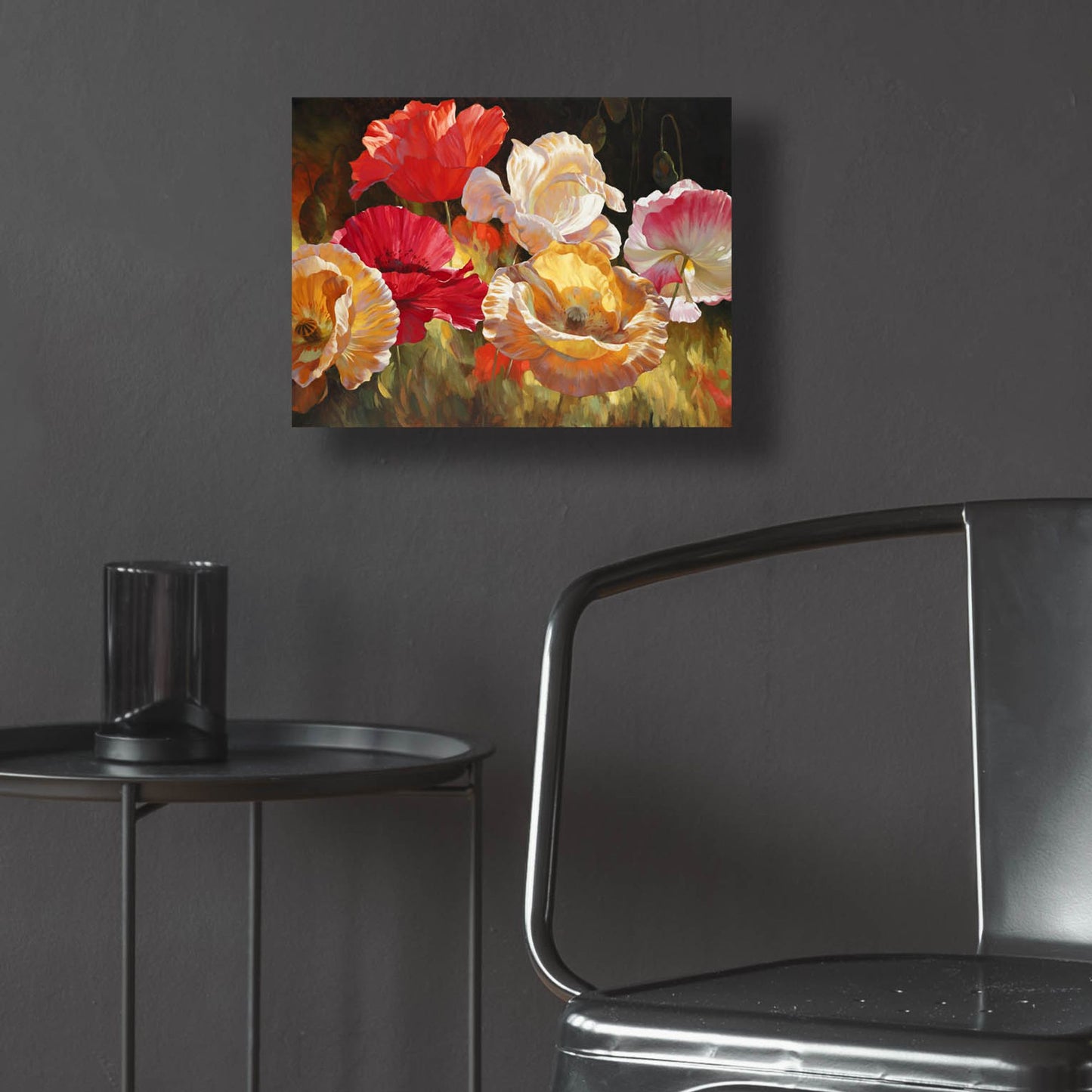 Epic Art ' Poppy Celebration' by Emma Styles, Acrylic Glass Wall Art,16x12