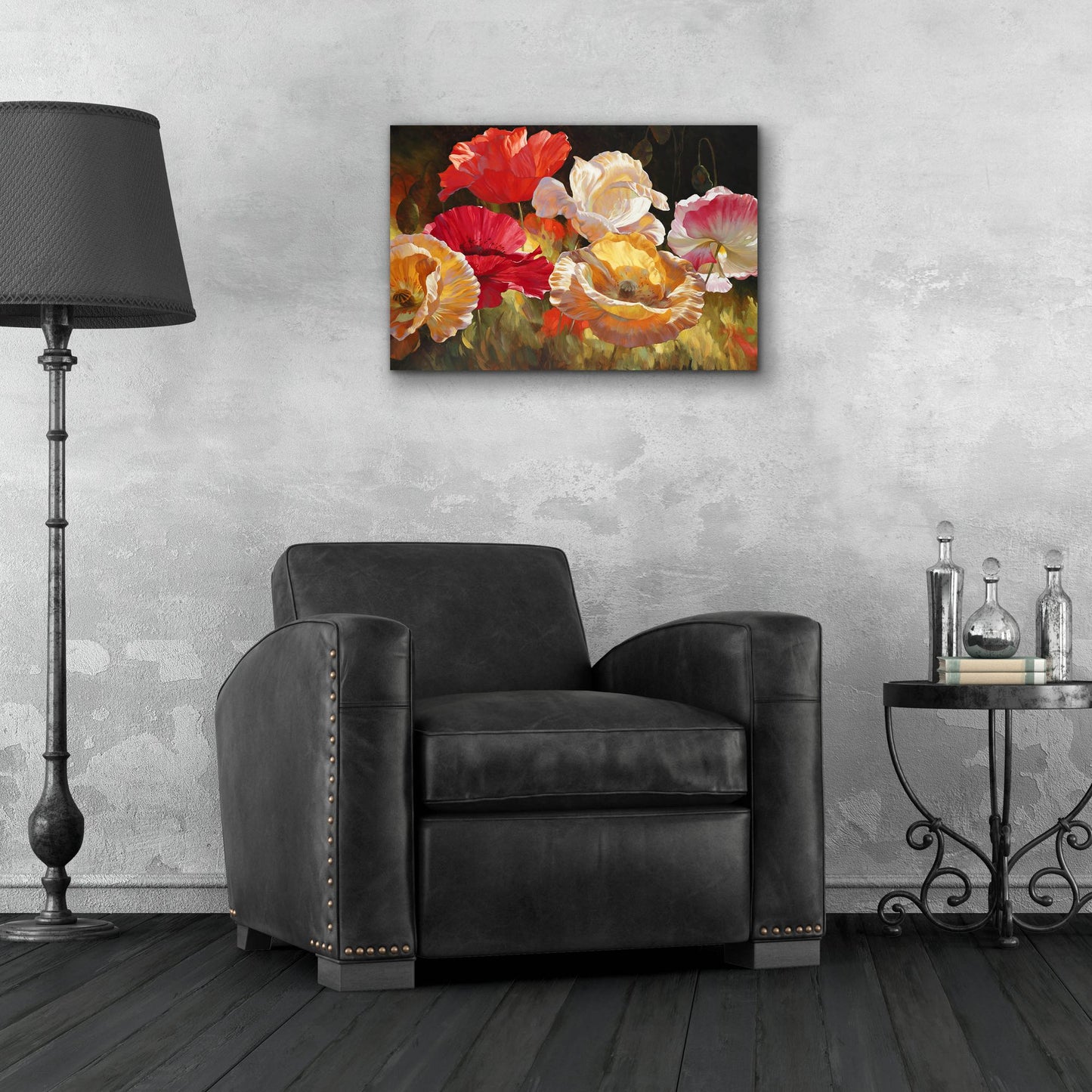 Epic Art ' Poppy Celebration' by Emma Styles, Acrylic Glass Wall Art,24x16