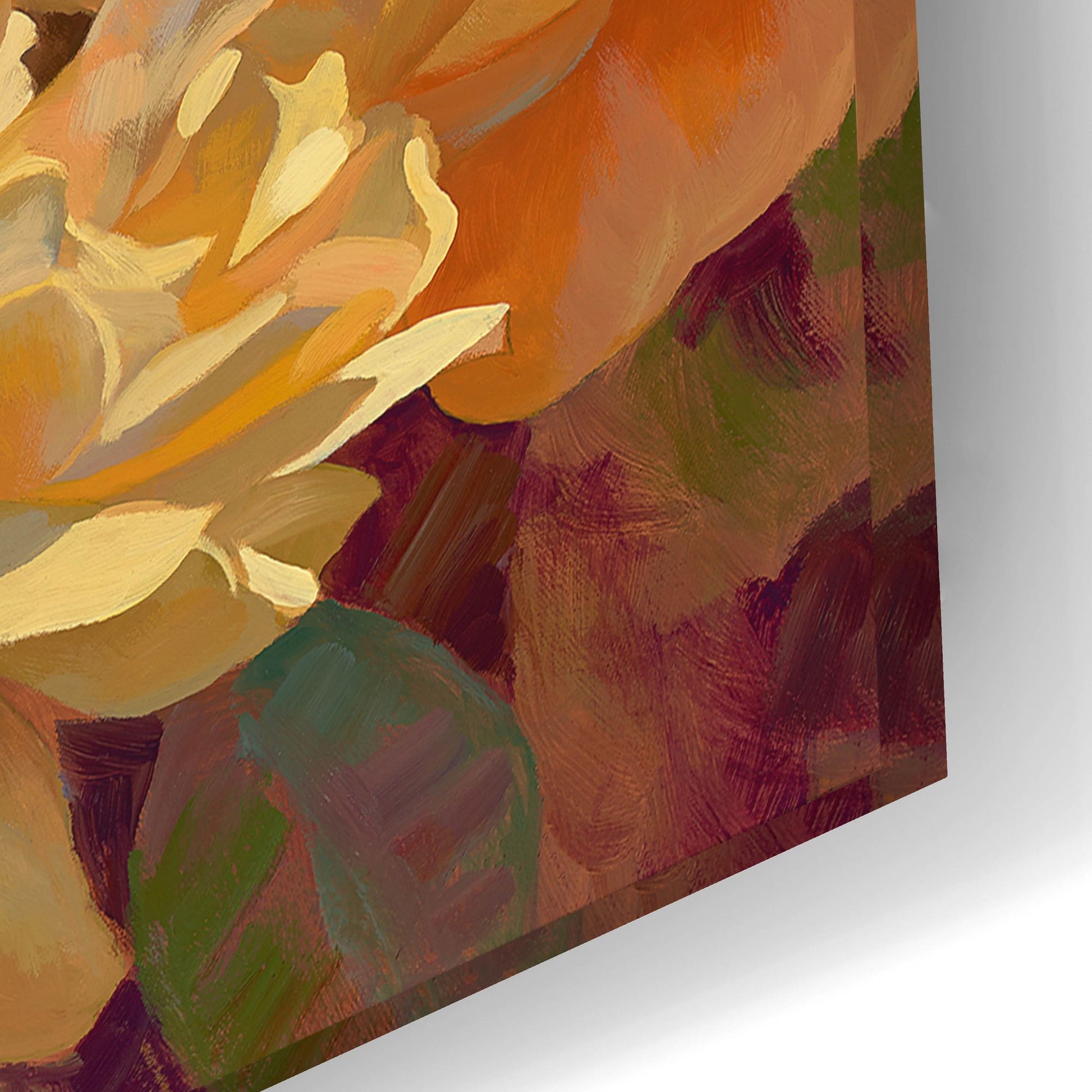 Epic Art ' Golden Glow' by Emma Styles, Acrylic Glass Wall Art,24x16