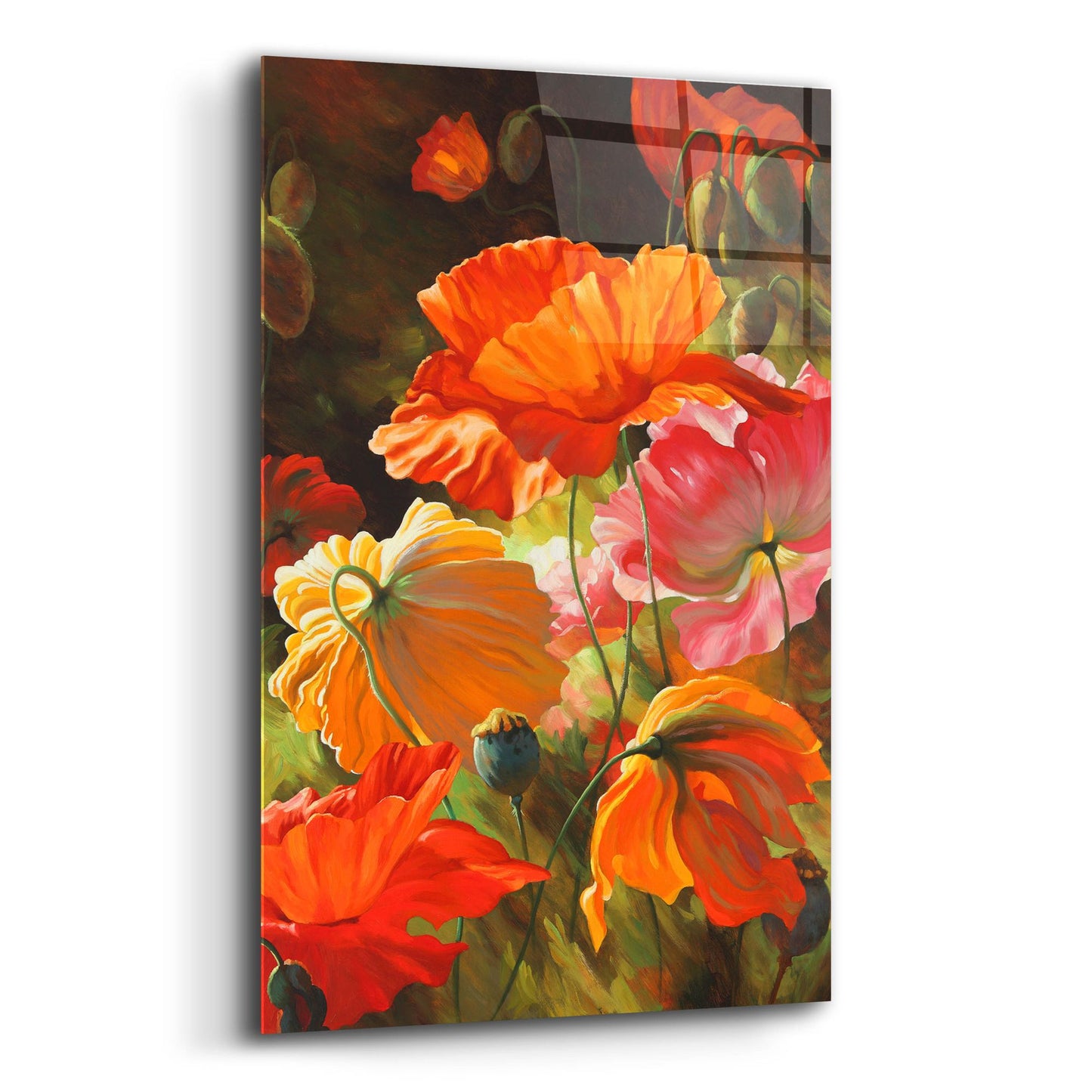 Epic Art ' Springtime Blossoms' by Emma Styles, Acrylic Glass Wall Art,12x16