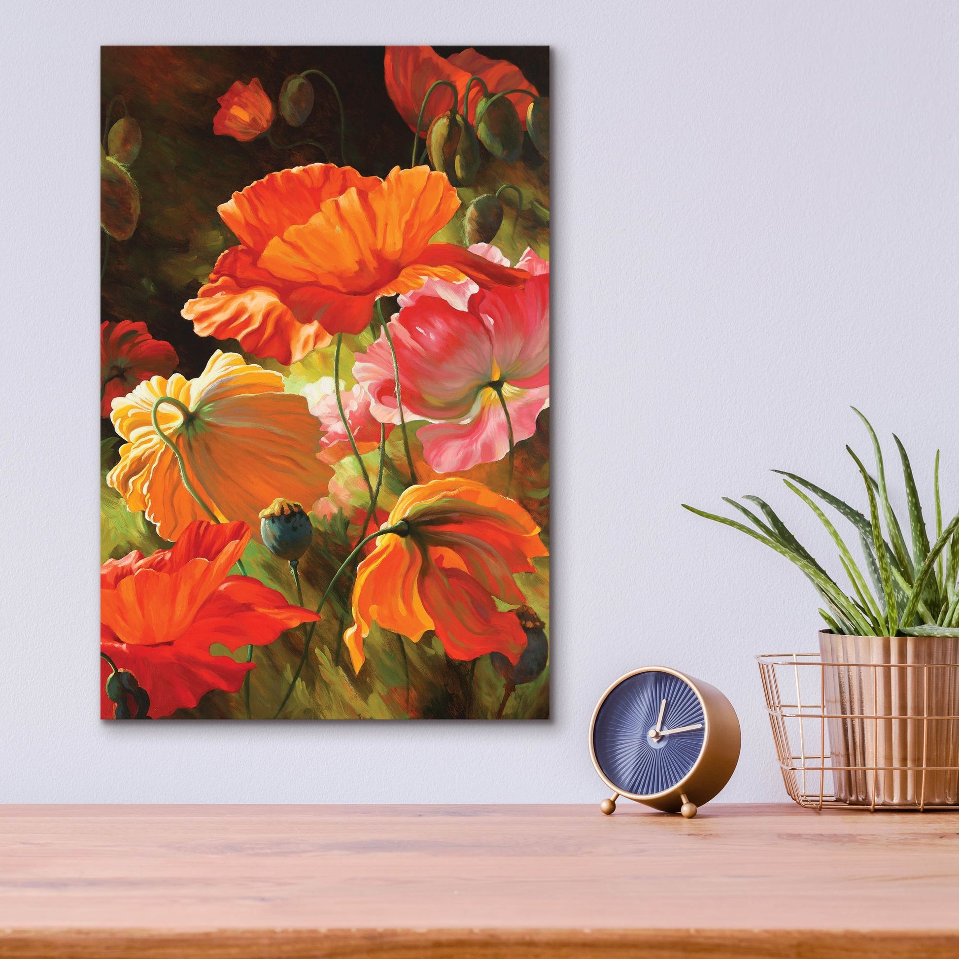 Epic Art ' Springtime Blossoms' by Emma Styles, Acrylic Glass Wall Art,12x16