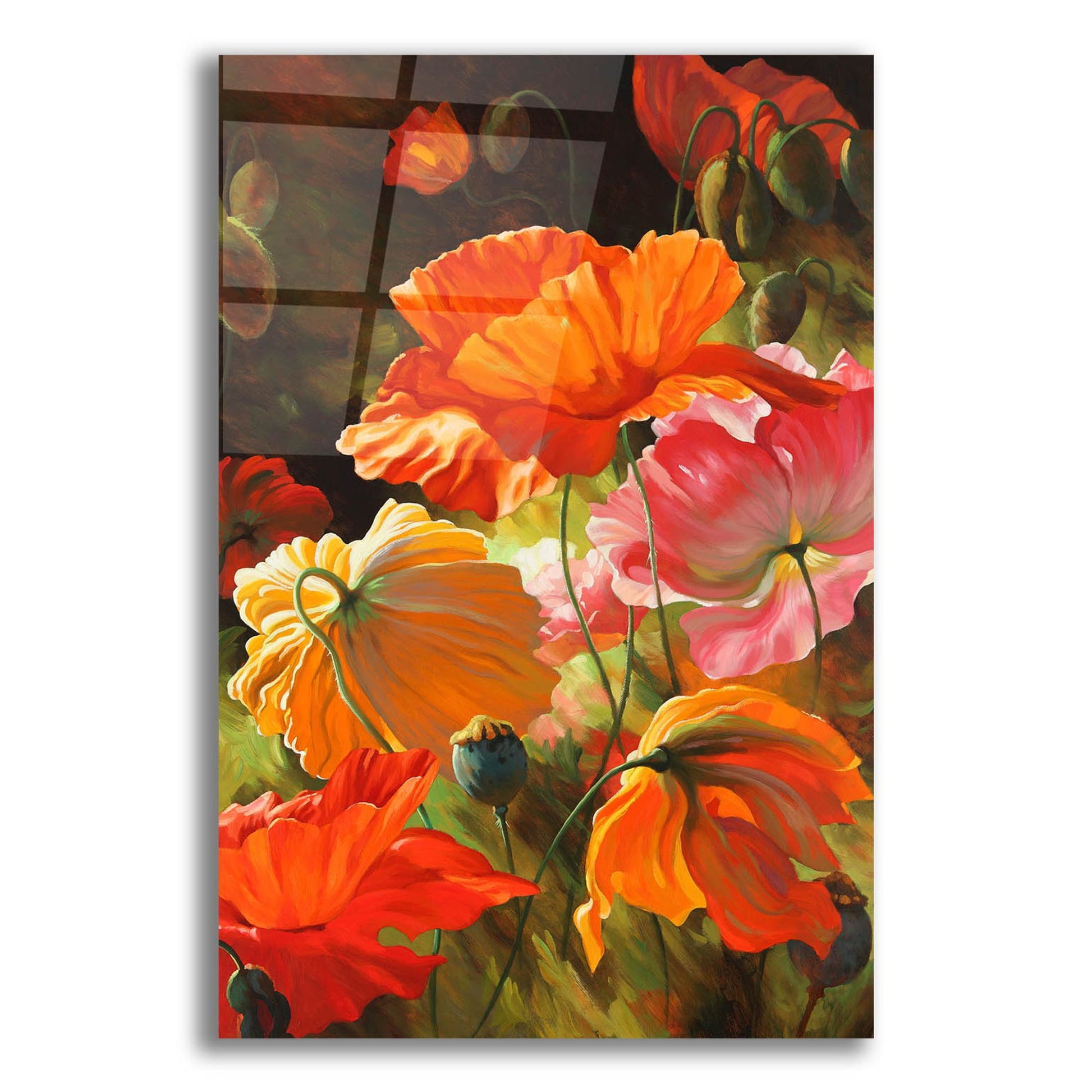 Epic Art ' Springtime Blossoms' by Emma Styles, Acrylic Glass Wall Art,12x16