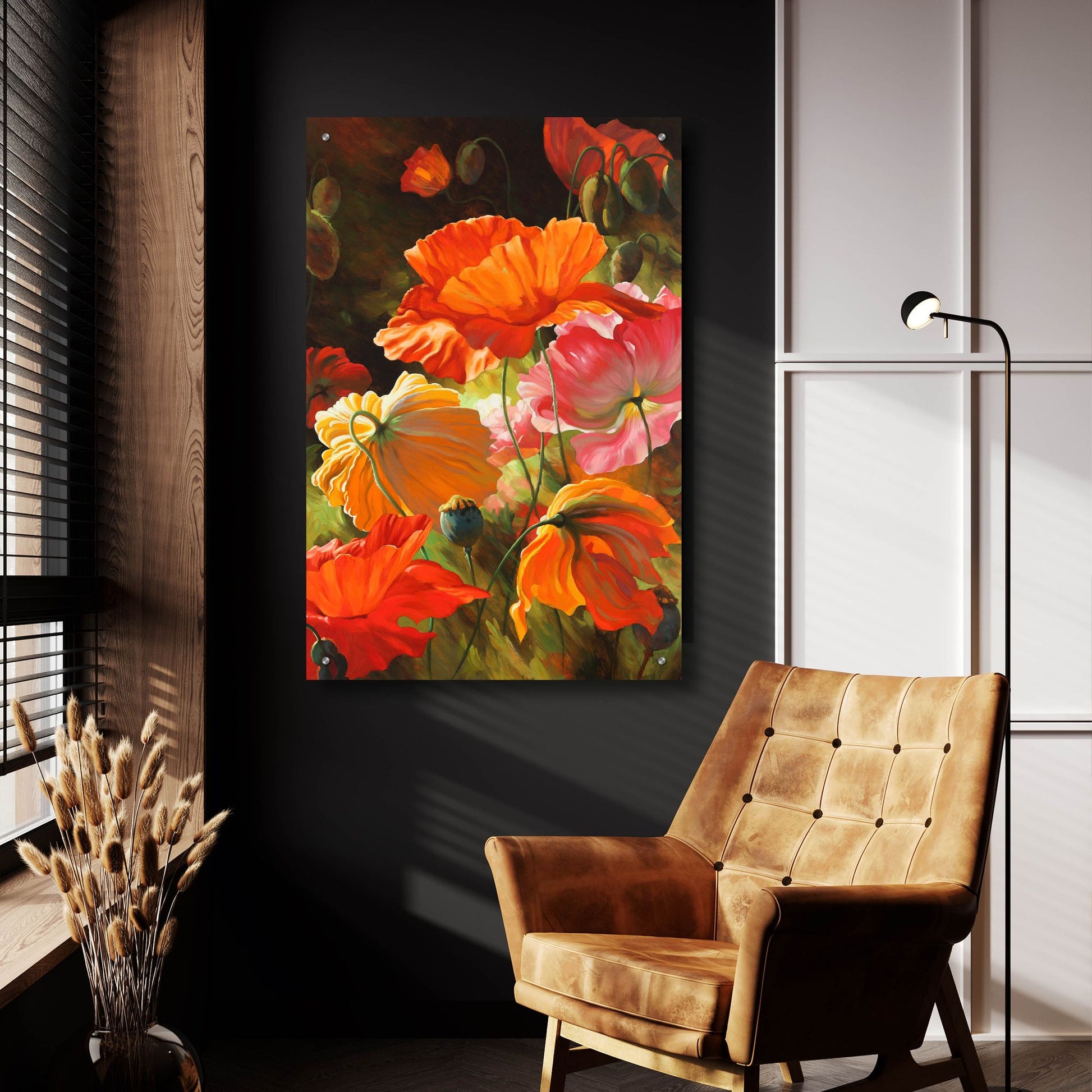 Epic Art ' Springtime Blossoms' by Emma Styles, Acrylic Glass Wall Art,24x36