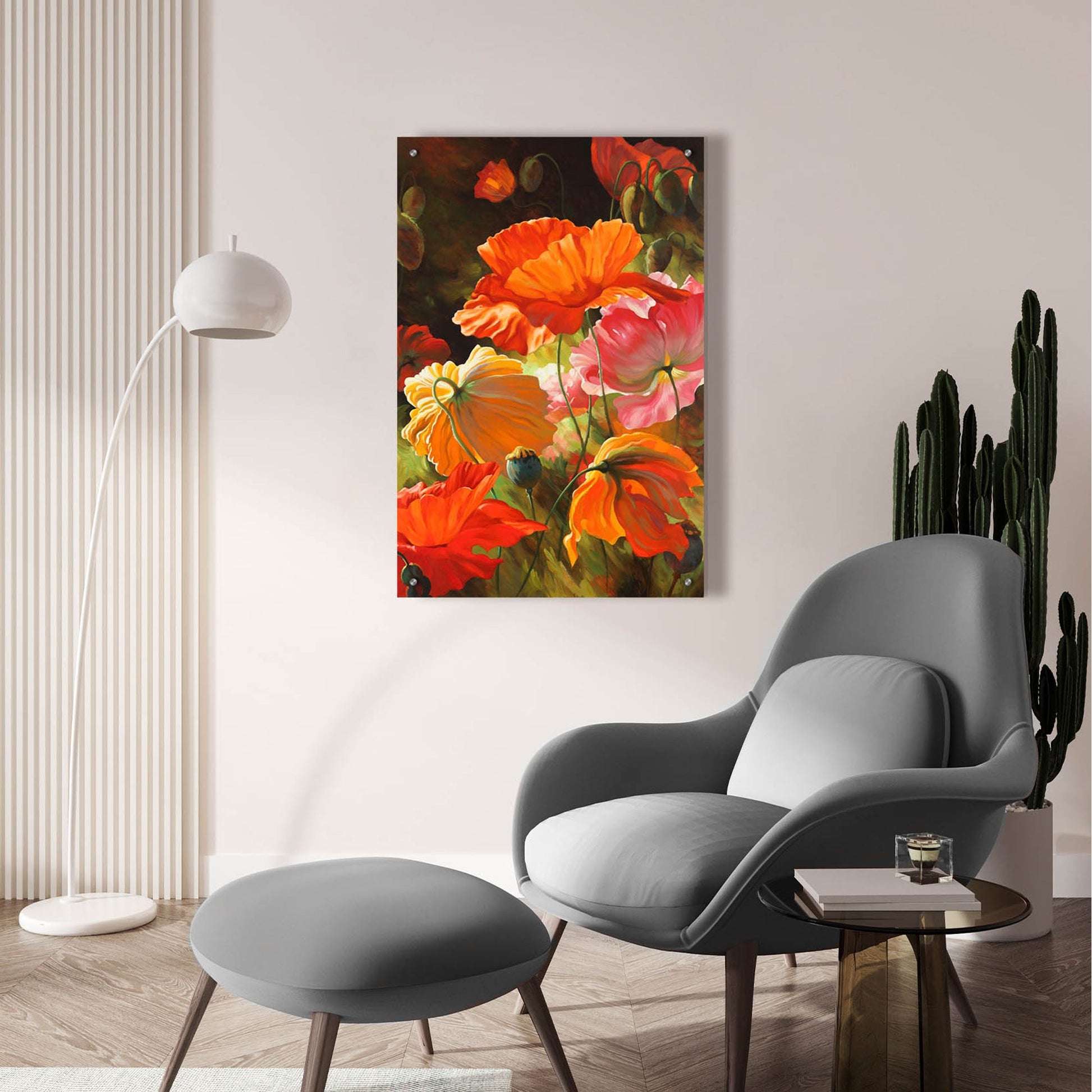 Epic Art ' Springtime Blossoms' by Emma Styles, Acrylic Glass Wall Art,24x36