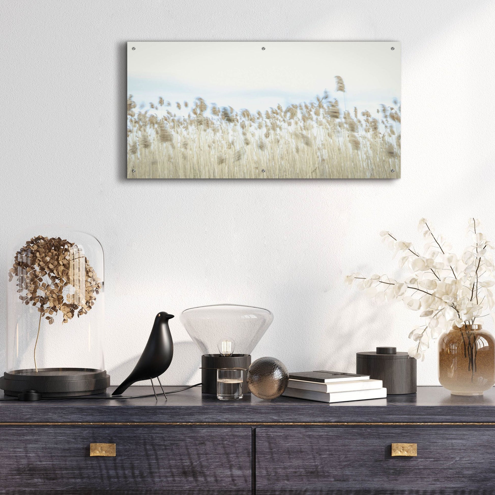 Epic Art ' Weaving Through Earth and Sky' by Eunika Rogers, Acrylic Glass Wall Art,48x24