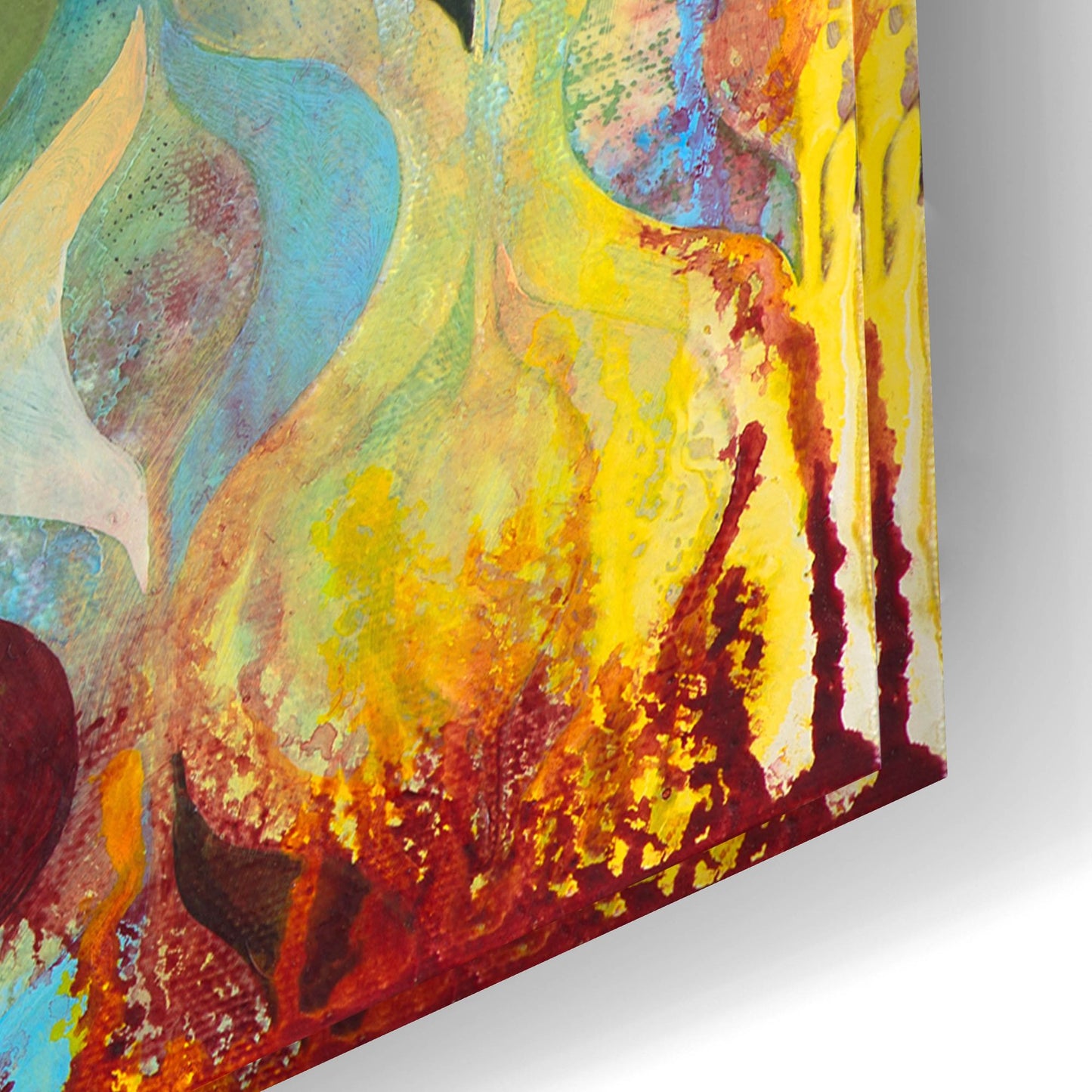 Epic Art ' Bubbling Up' by Heather Noel Robinson, Acrylic Glass Wall Art,24x16