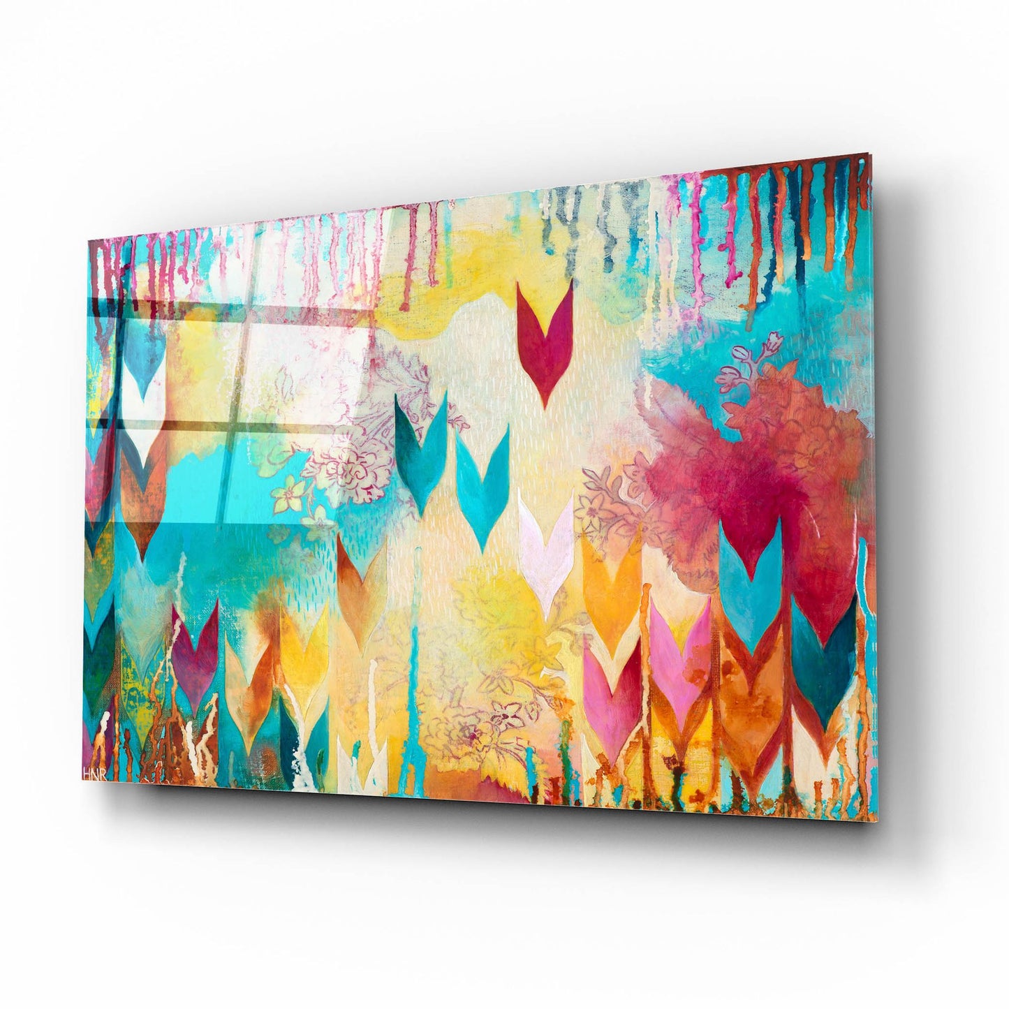 Epic Art ' Life is Good' by Heather Noel Robinson, Acrylic Glass Wall Art,16x12