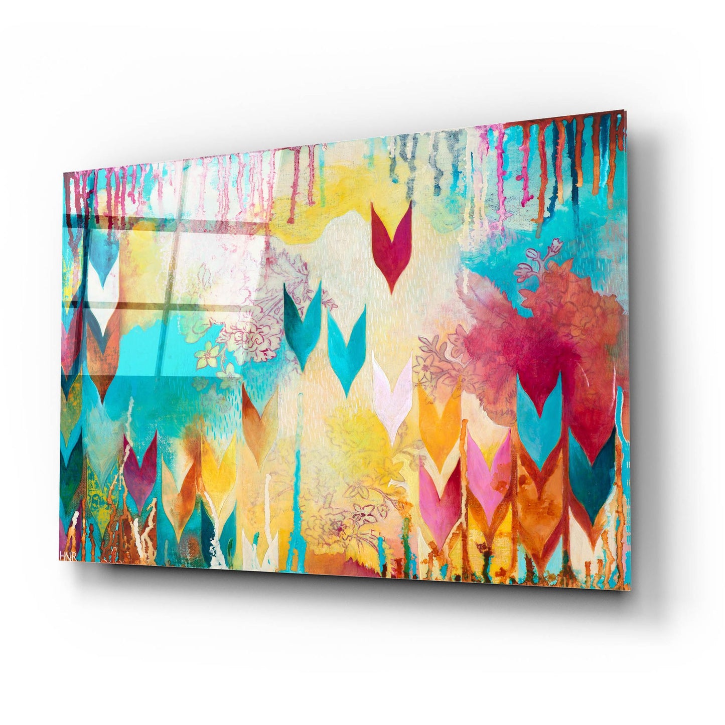 Epic Art ' Life is Good' by Heather Noel Robinson, Acrylic Glass Wall Art,24x16