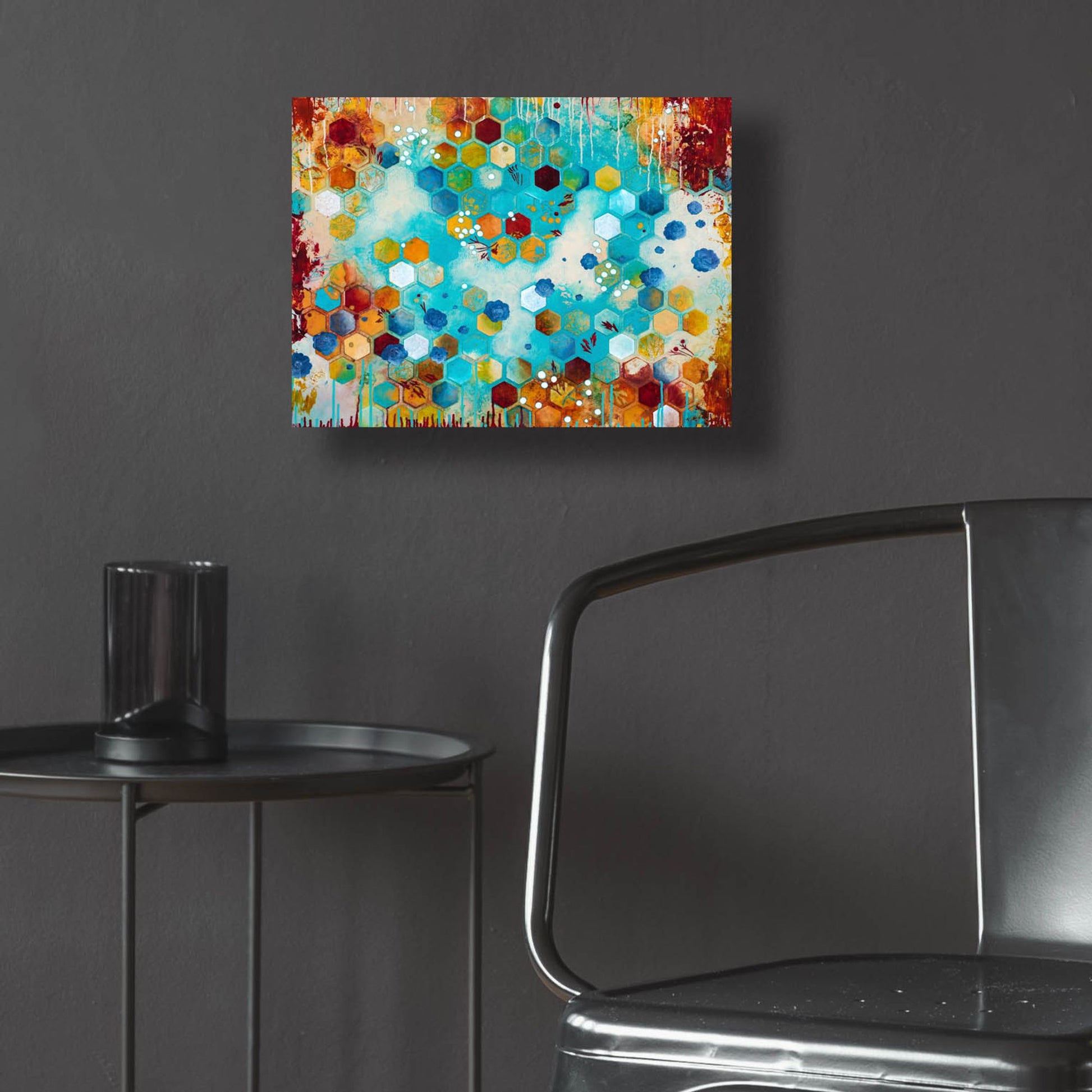 Epic Art ' Scattered' by Heather Noel Robinson, Acrylic Glass Wall Art,16x12