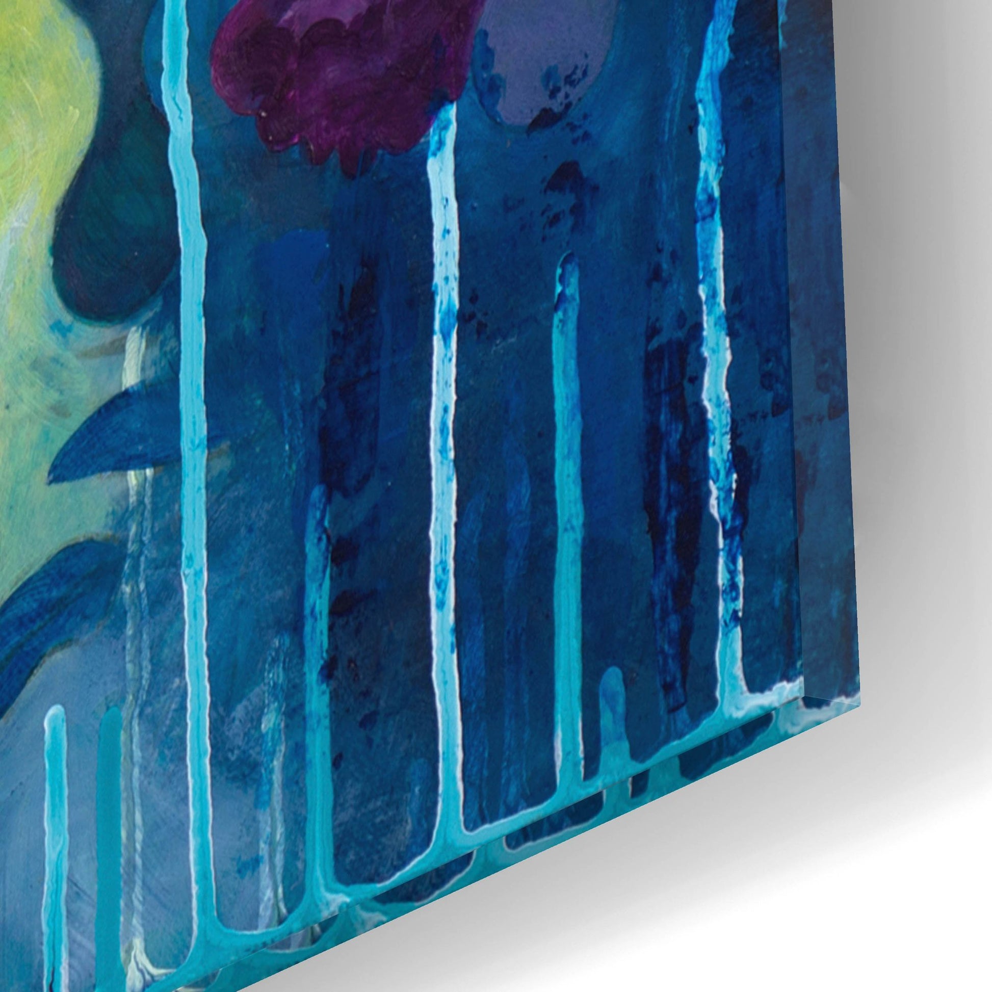 Epic Art ' Seafoam Storm One' by Heather Noel Robinson, Acrylic Glass Wall Art,12x12