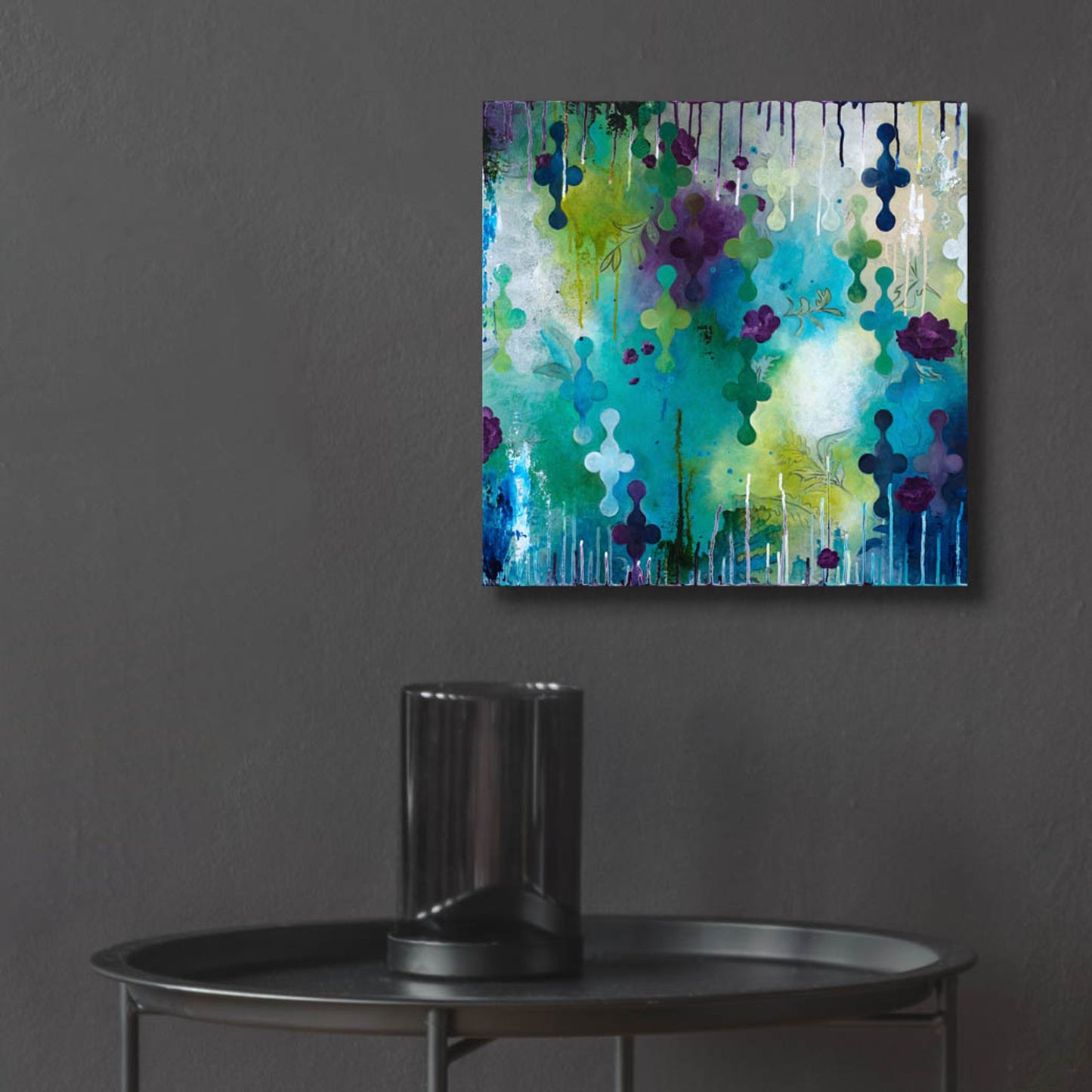 Epic Art ' Seafoam Storm One' by Heather Noel Robinson, Acrylic Glass Wall Art,12x12