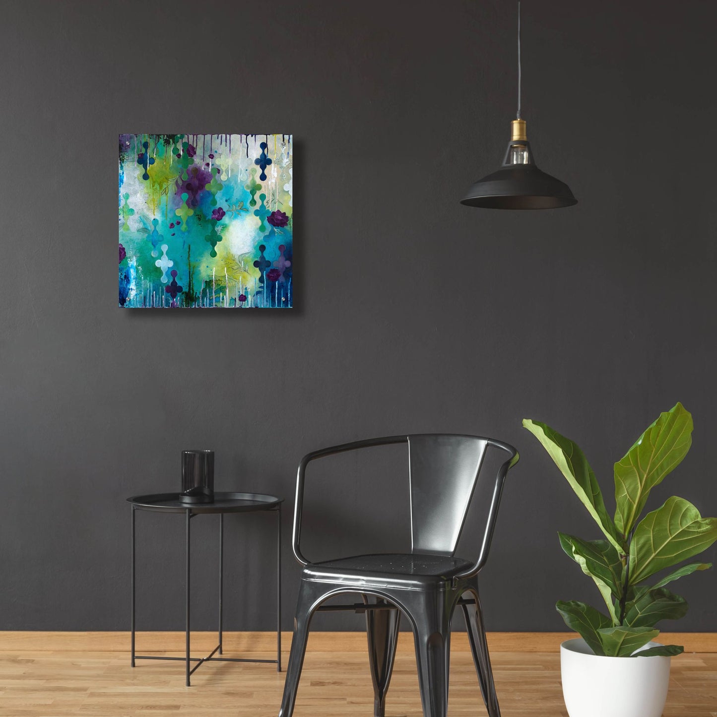 Epic Art ' Seafoam Storm One' by Heather Noel Robinson, Acrylic Glass Wall Art,24x24