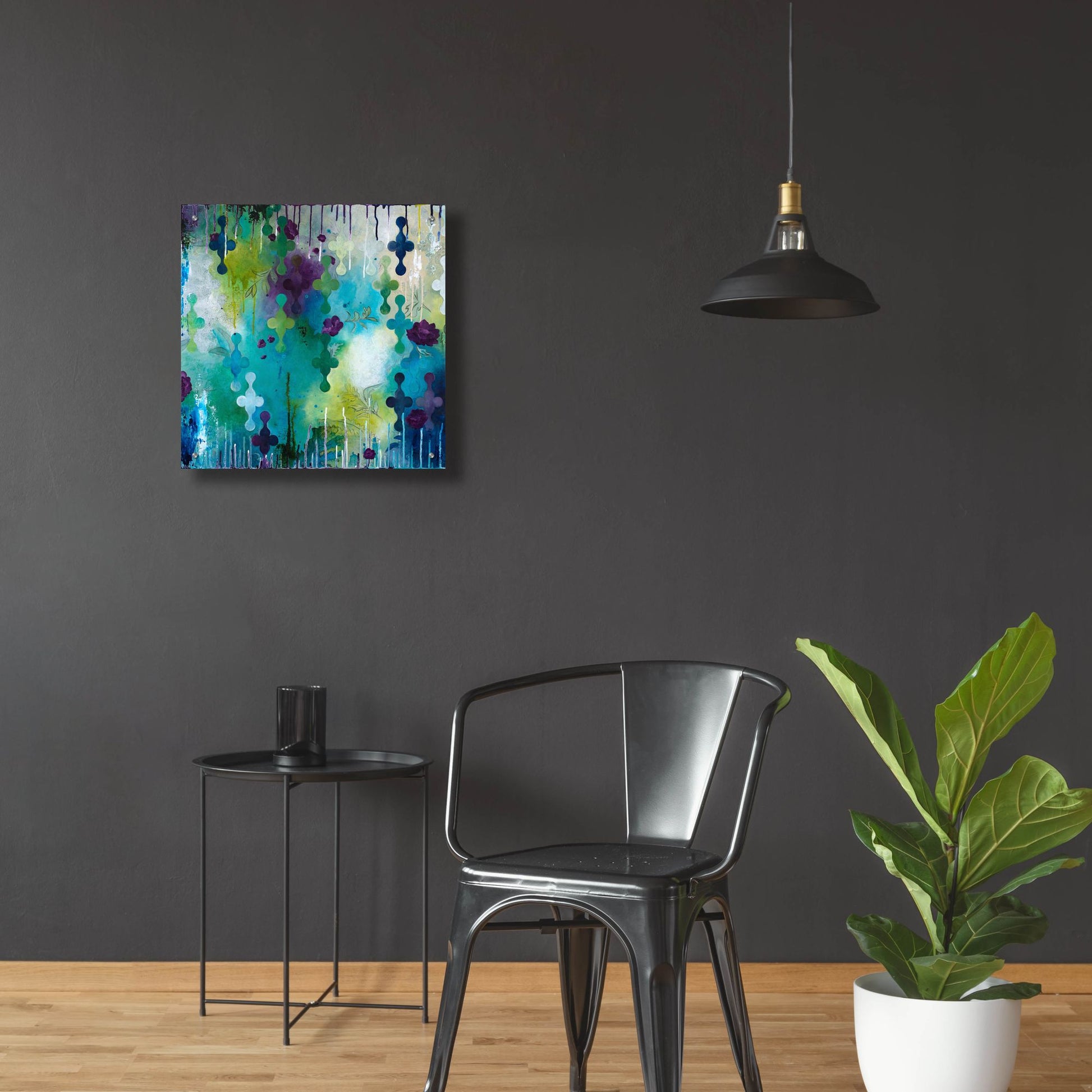 Epic Art ' Seafoam Storm One' by Heather Noel Robinson, Acrylic Glass Wall Art,24x24