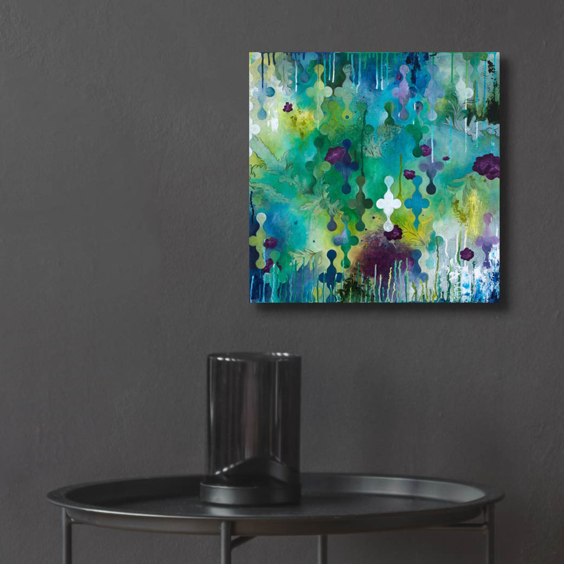 Epic Art ' Seafoam Storm Two' by Heather Noel Robinson, Acrylic Glass Wall Art,12x12