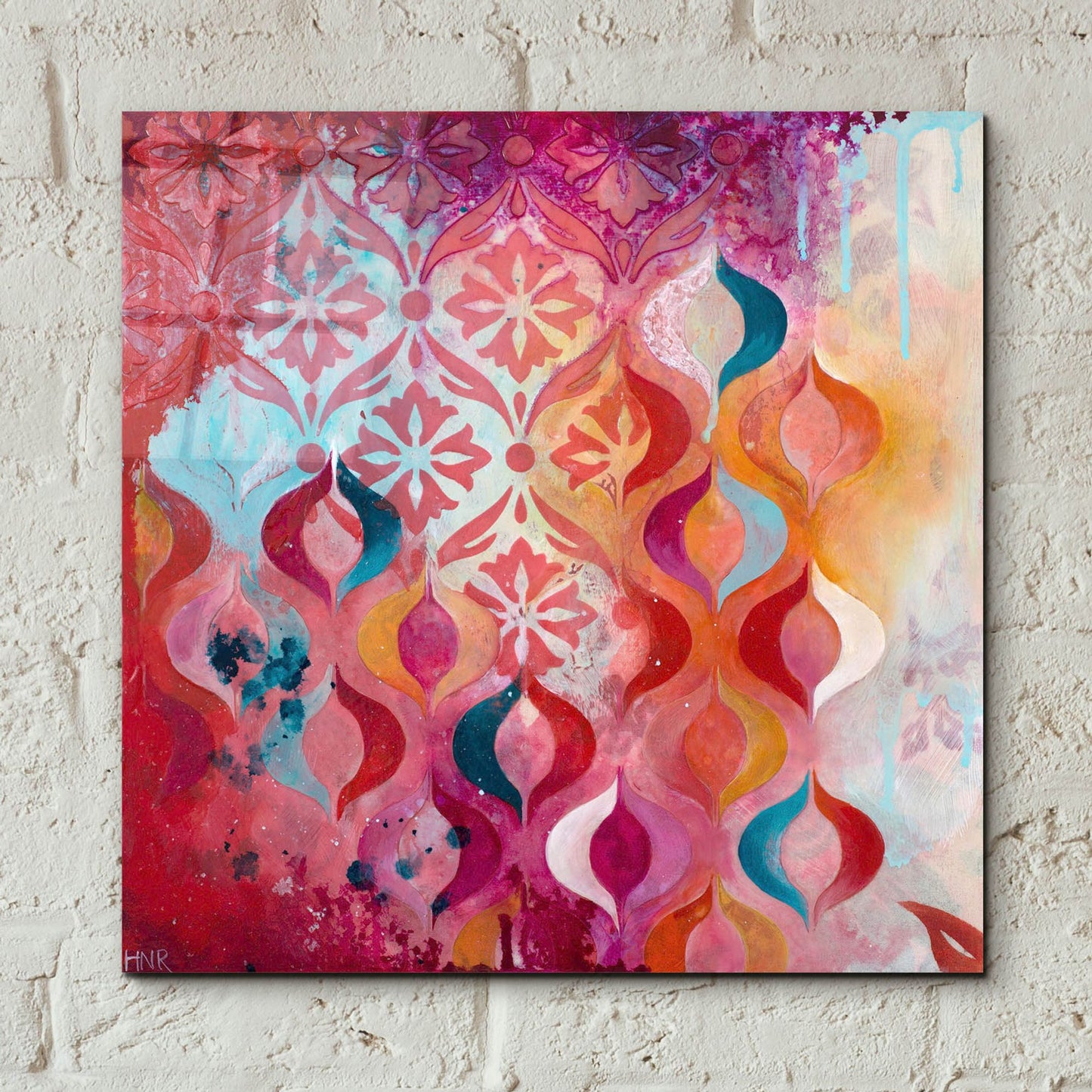 Epic Art ' Sweet Hot' by Heather Noel Robinson, Acrylic Glass Wall Art,12x12