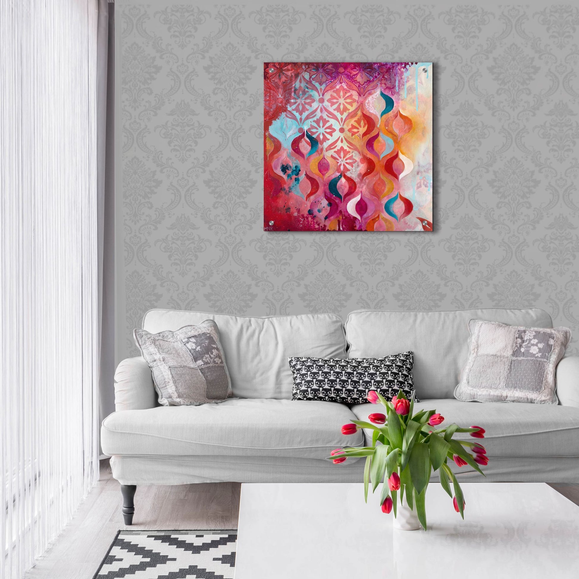 Epic Art ' Sweet Hot' by Heather Noel Robinson, Acrylic Glass Wall Art,24x24